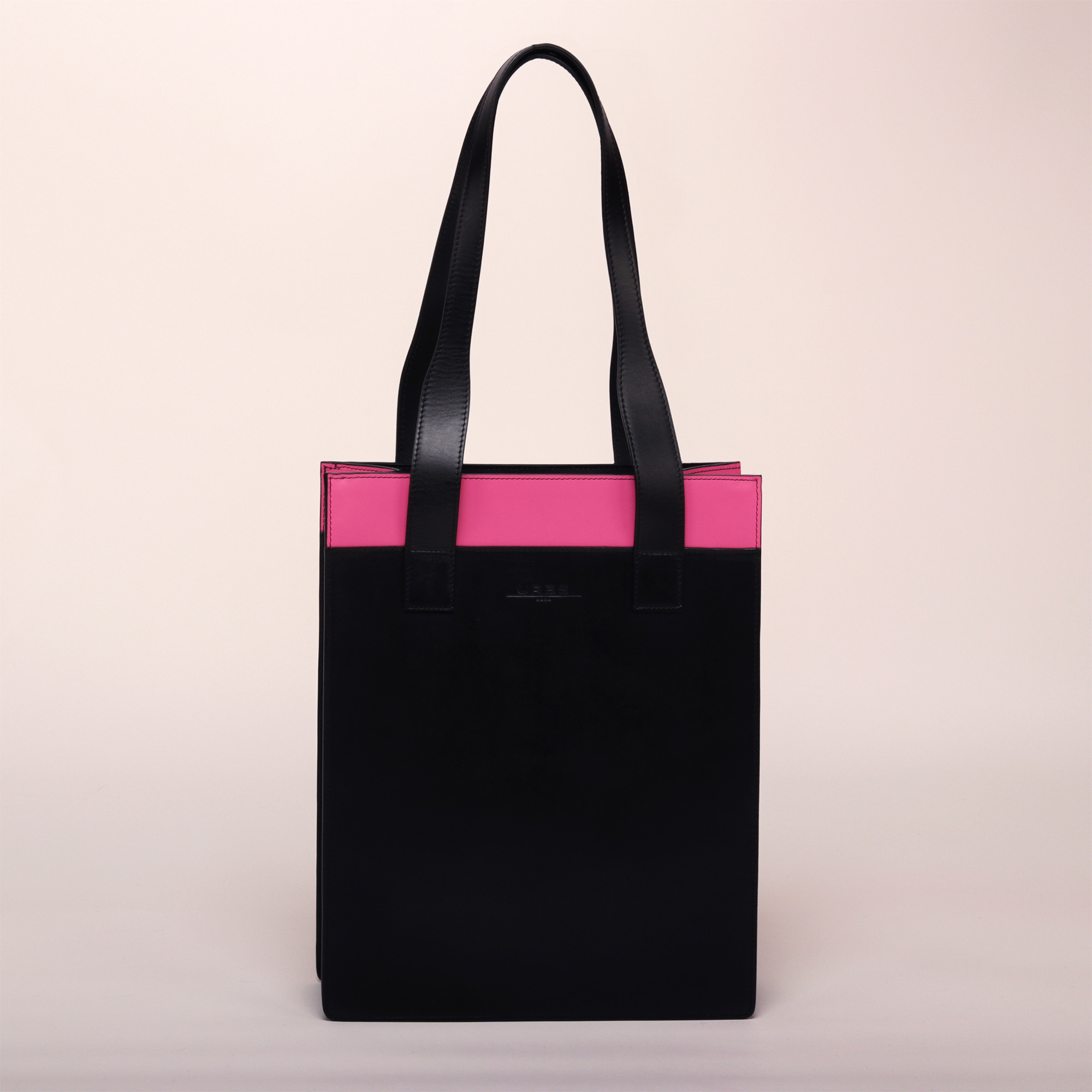 Borsa colonna verticale fucsia