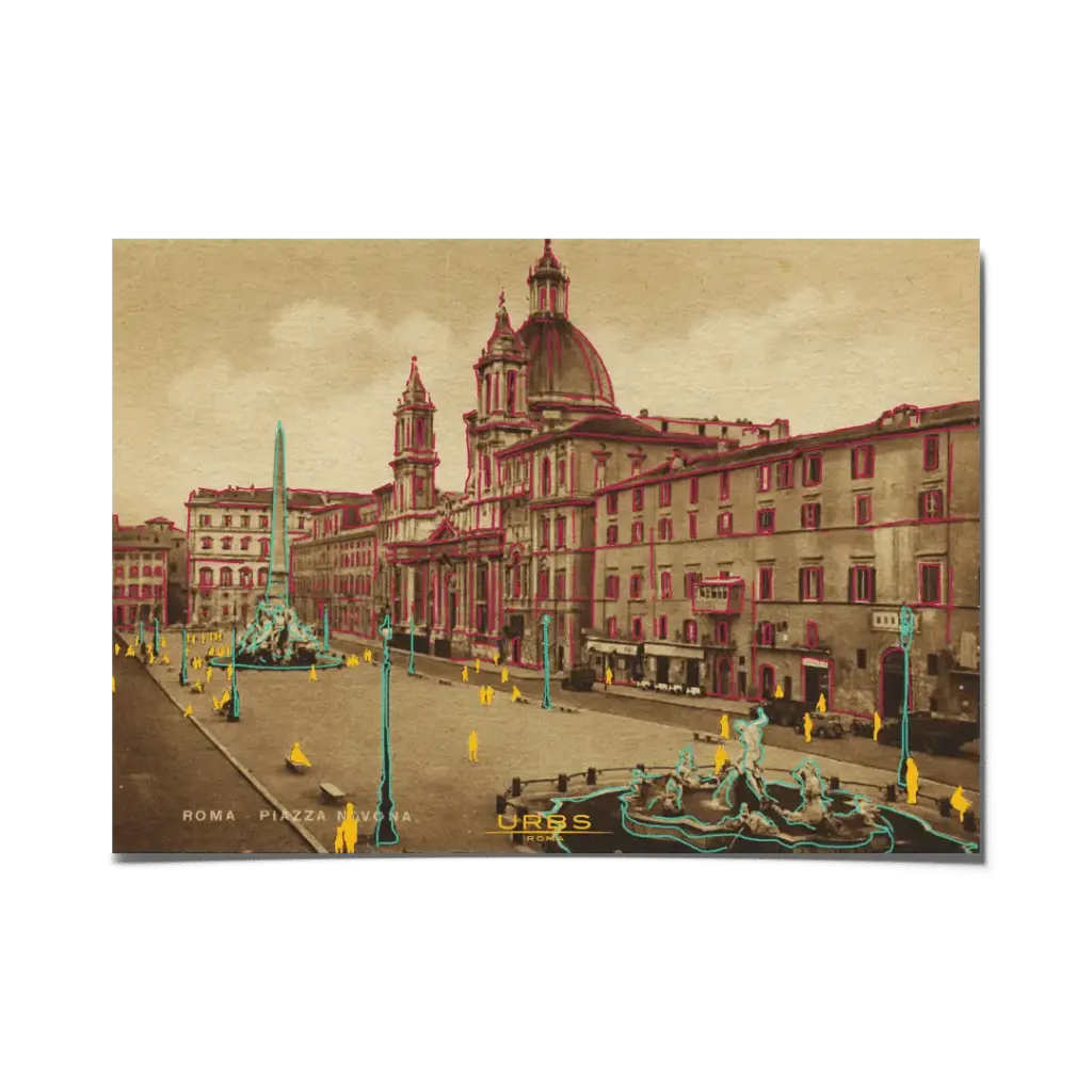 Cartolina Piazza Navona
