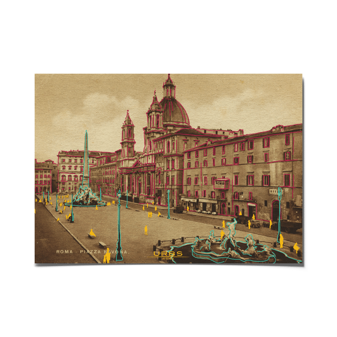 Cartolina Piazza Navona