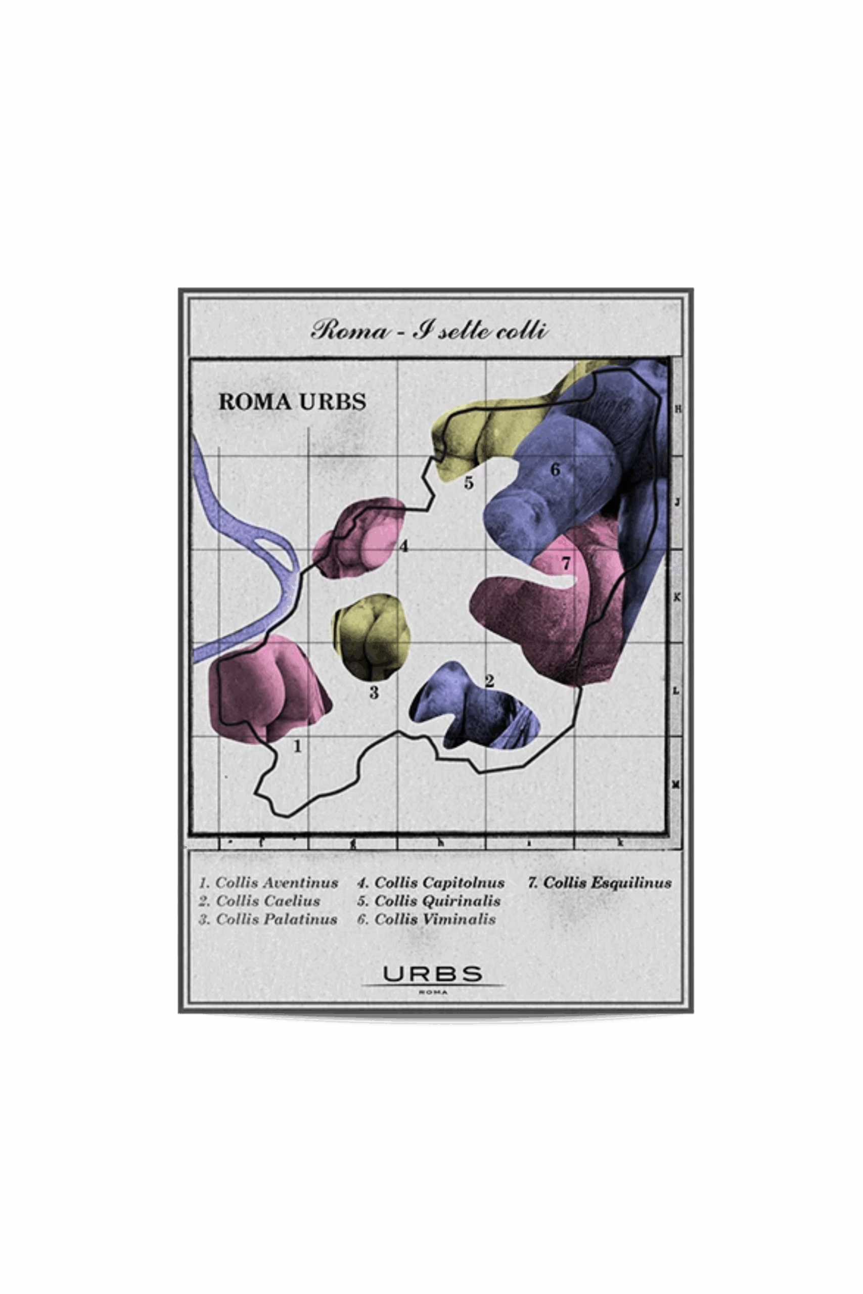 Poster Sette Colli di Roma