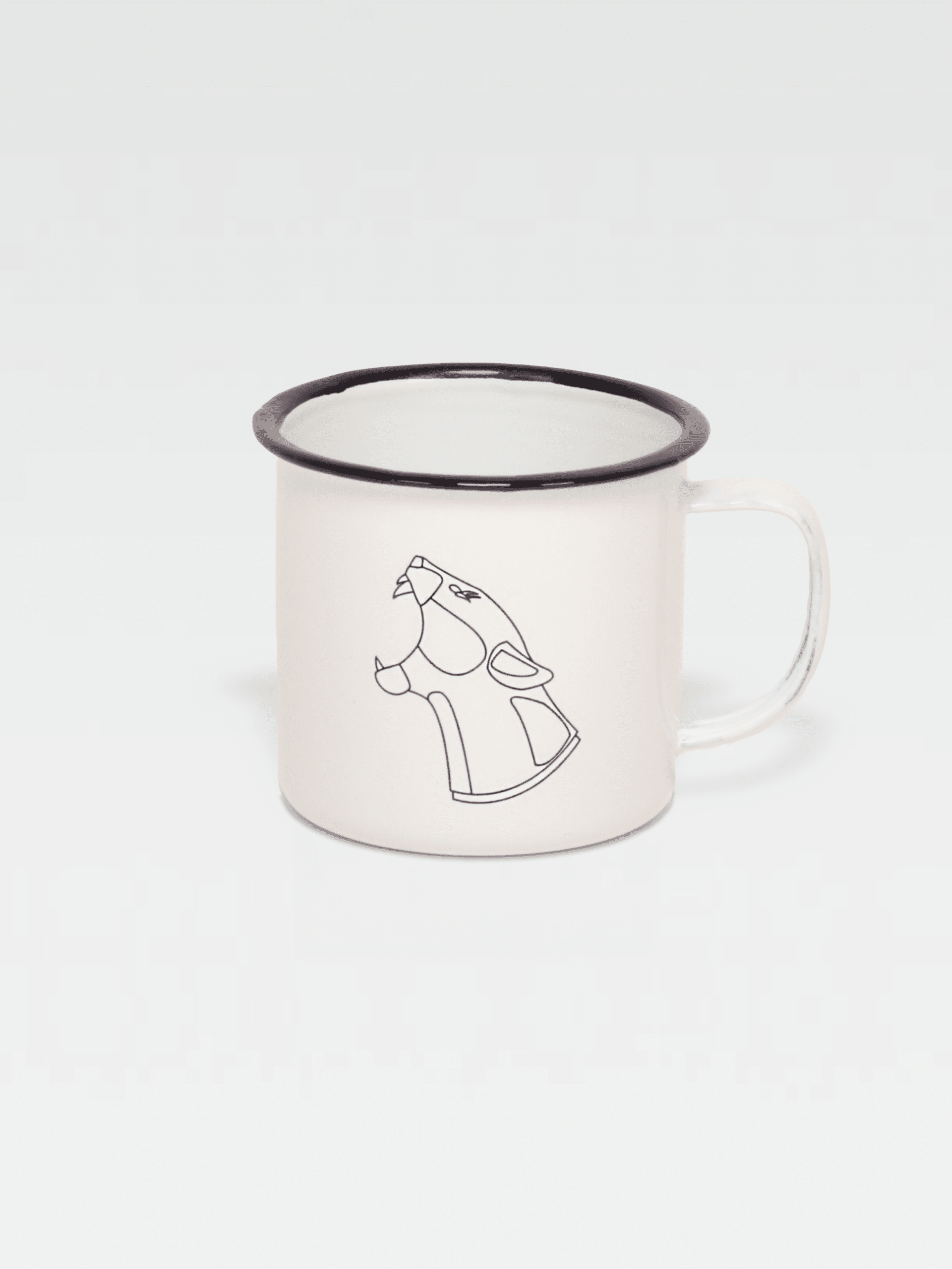 Tazza Leonessa metallica