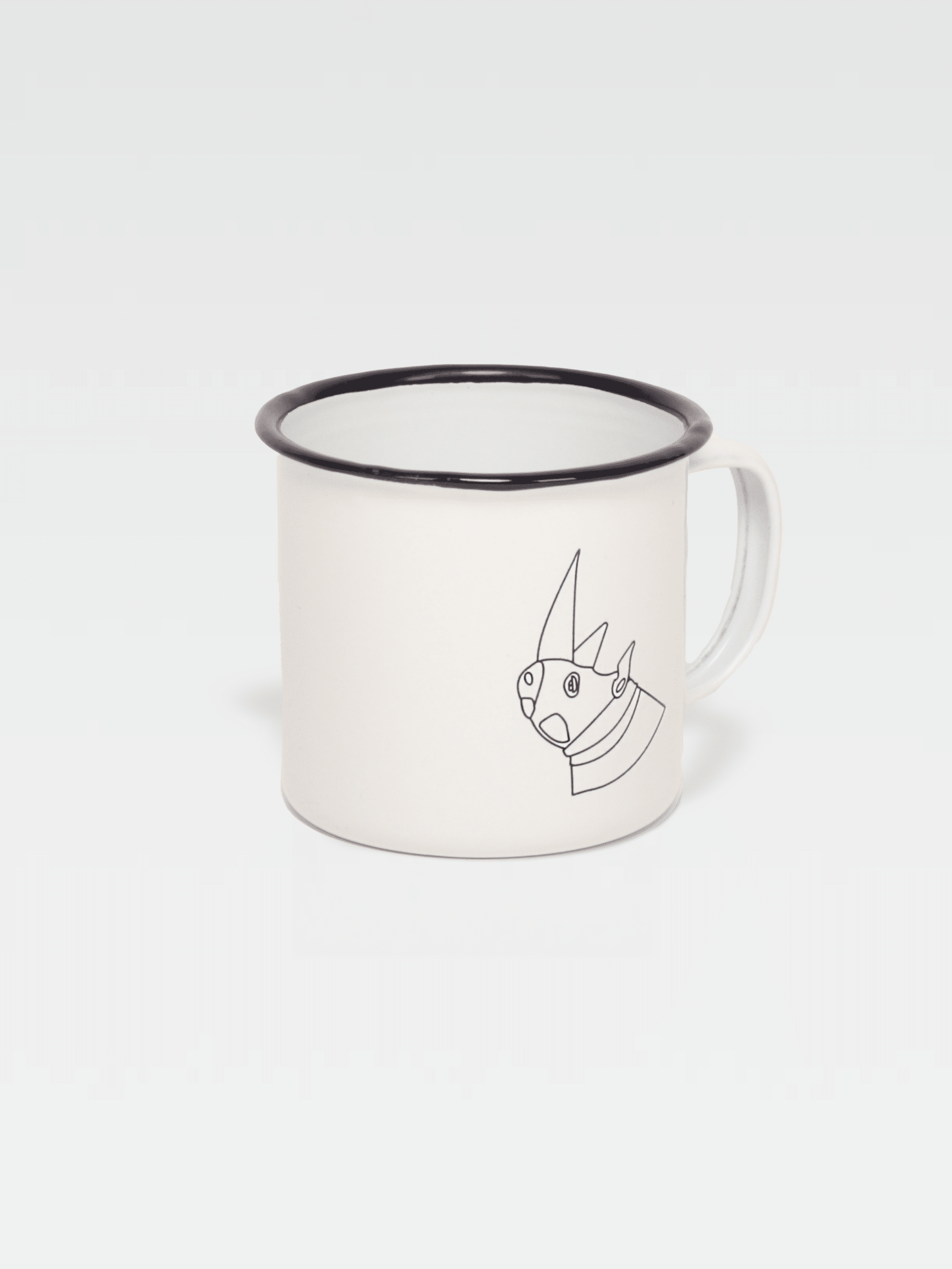 Tazza Rinoceronte metallica