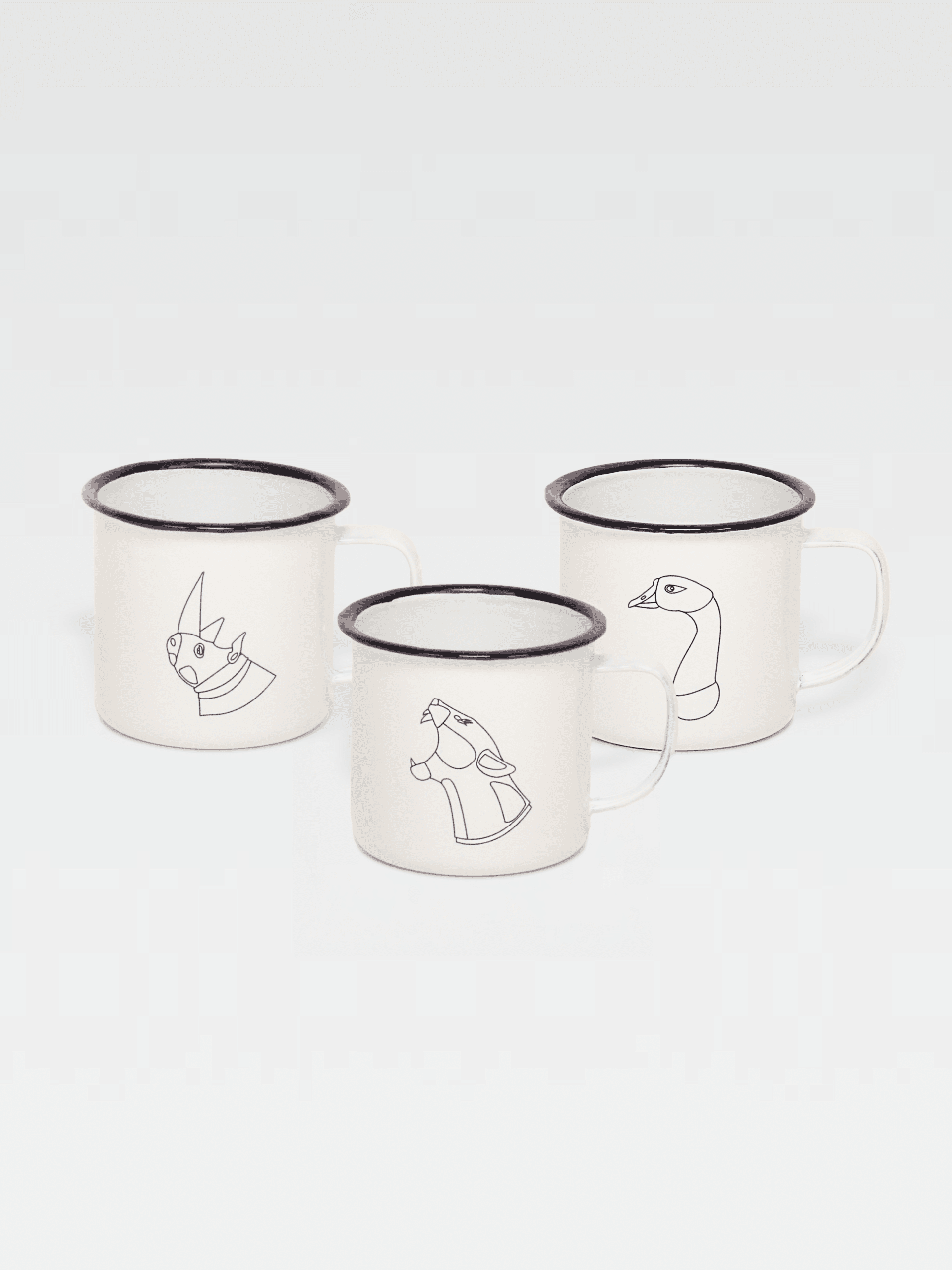 Tazza Oca metallica