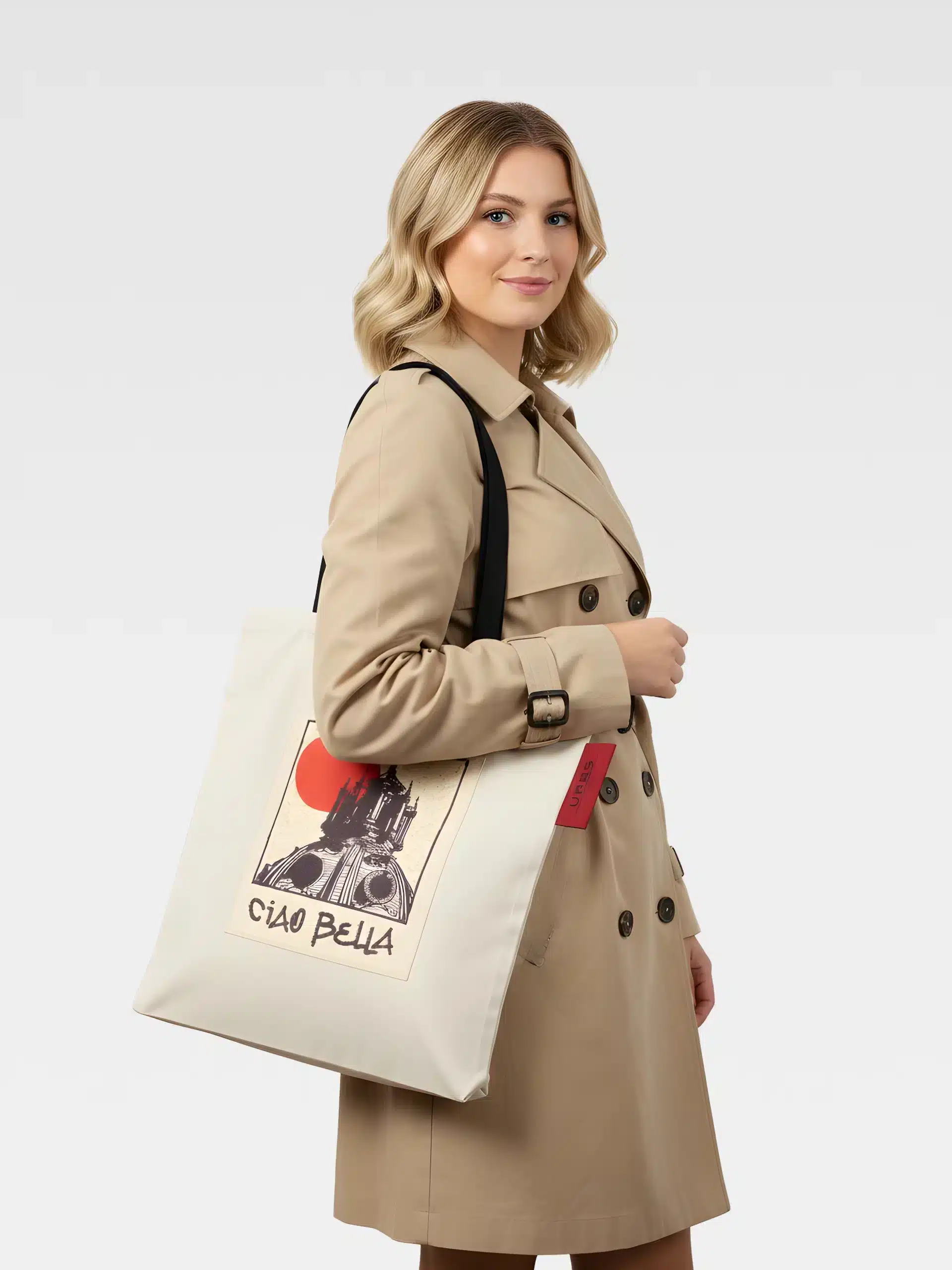 Shopper Ciao Bella in Cotone