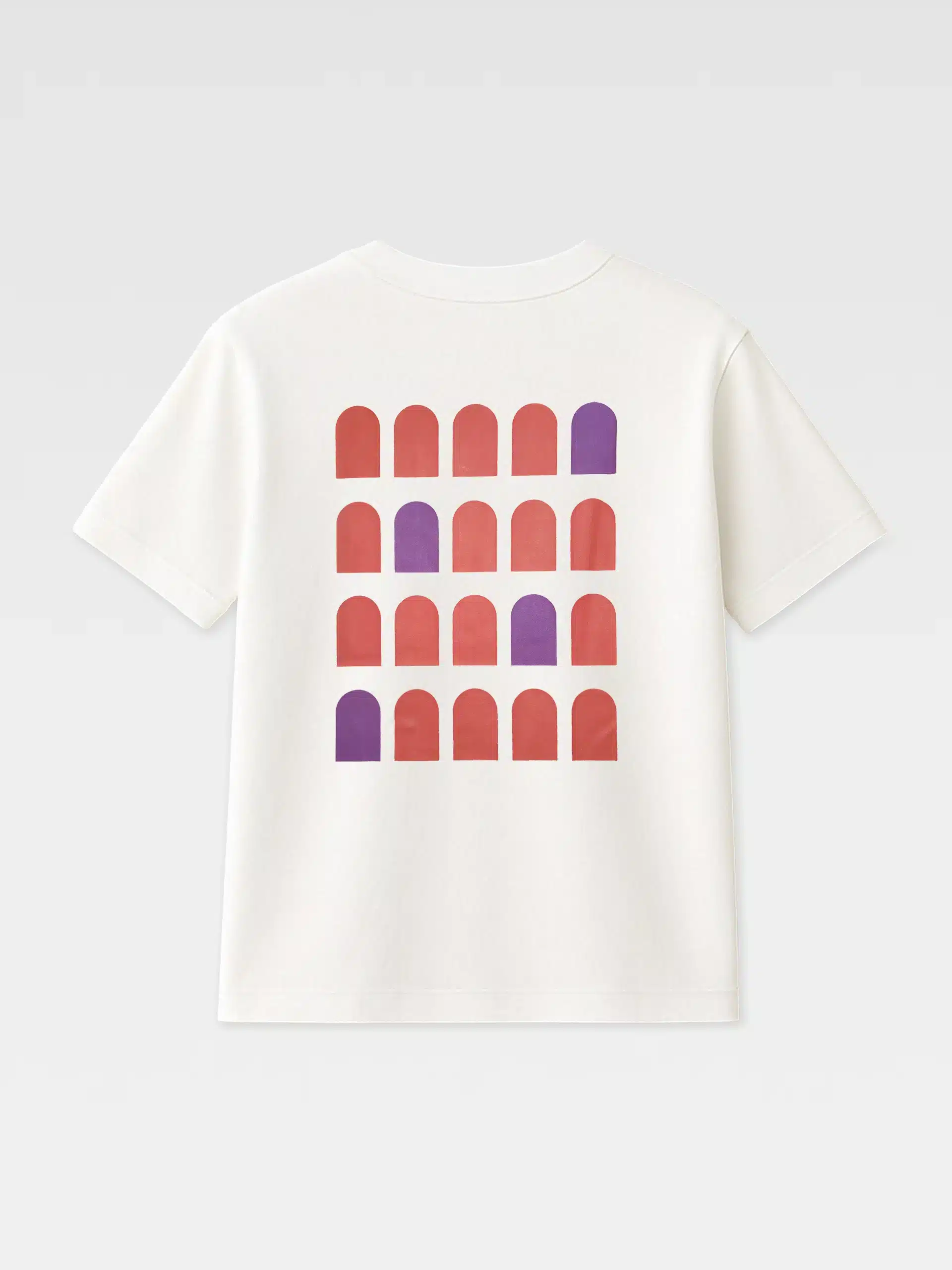 T-Shirt Colosseo Quadrato bianca