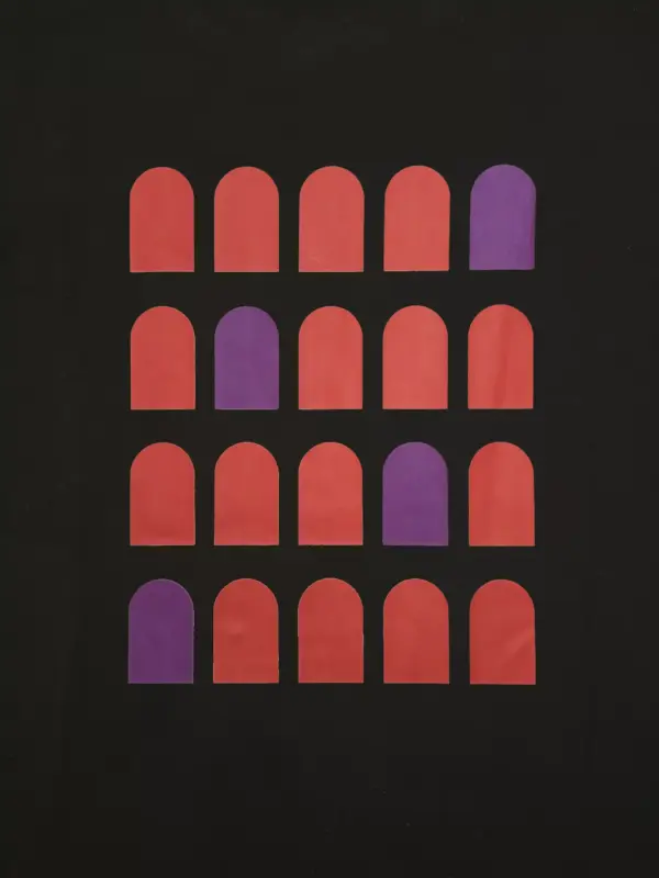 T-Shirt Colosseo Quadrato nera