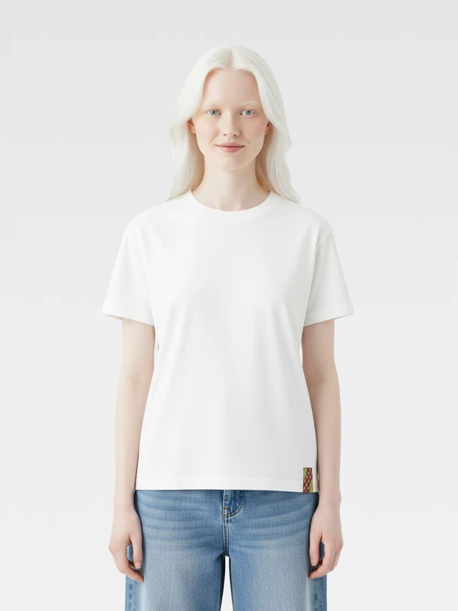 T-Shirt Monocolore bianca