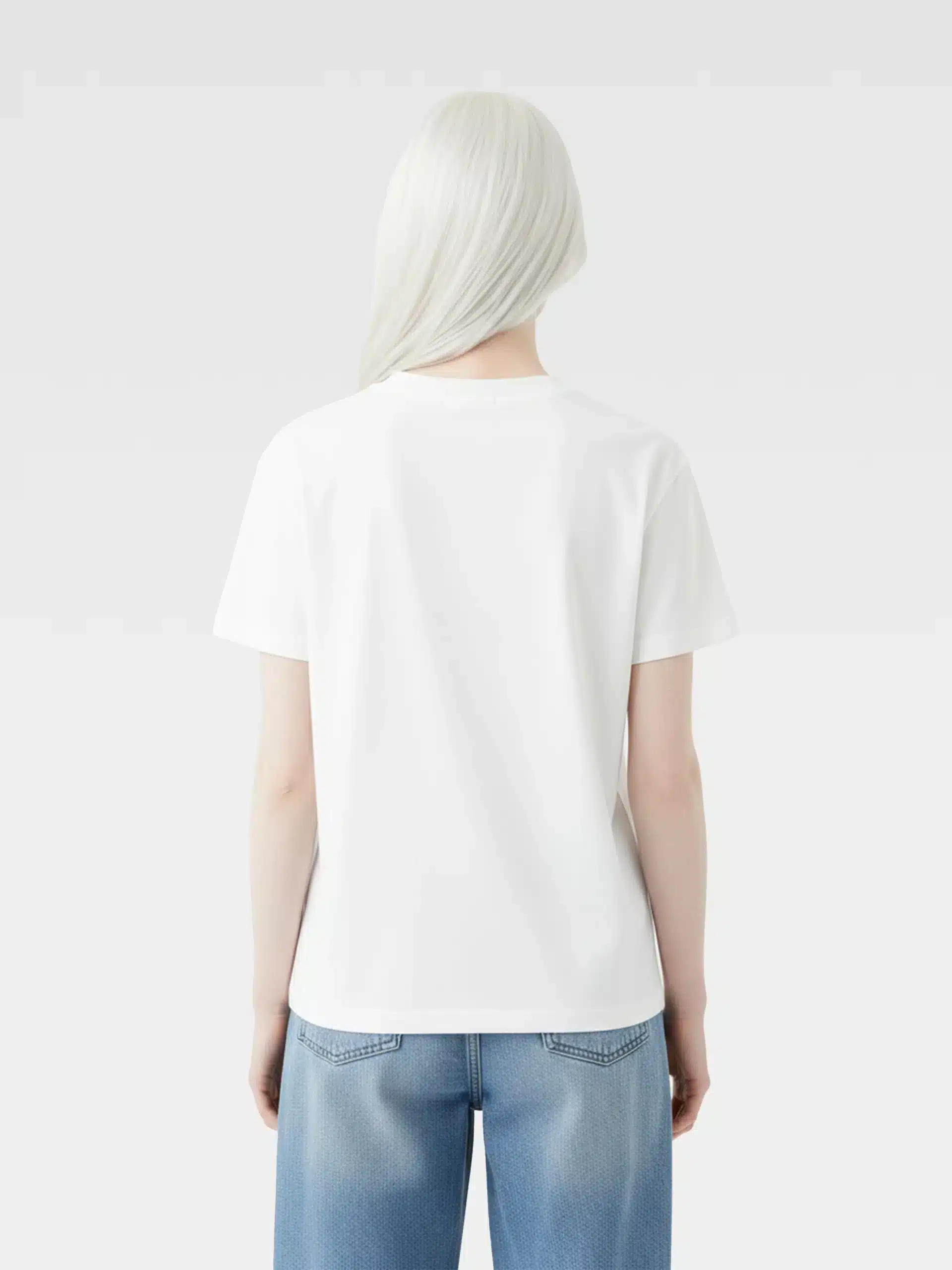 T-Shirt Monocolore bianca