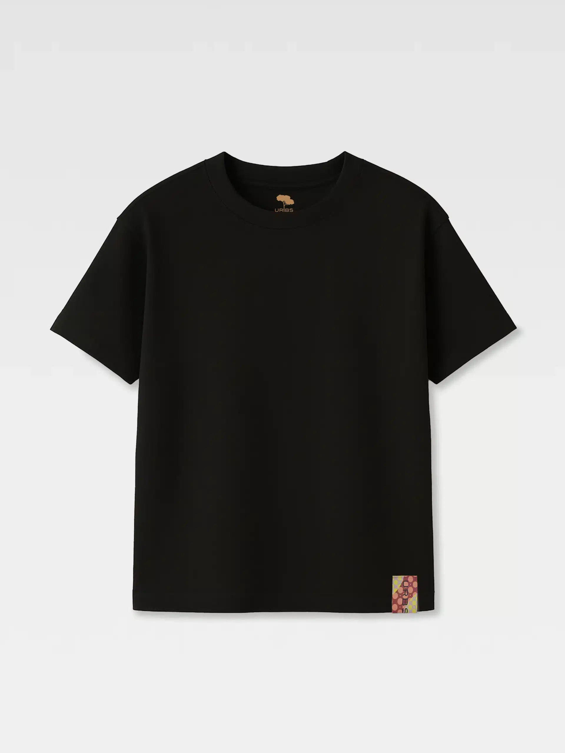 T-Shirt Monocolore nera