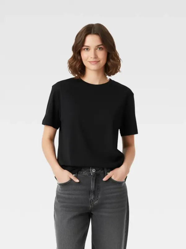 T-Shirt Monocolore nera