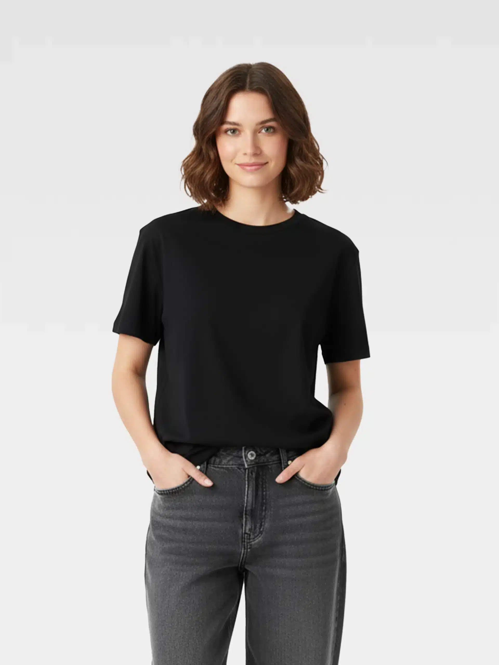 T-Shirt Monocolore nera