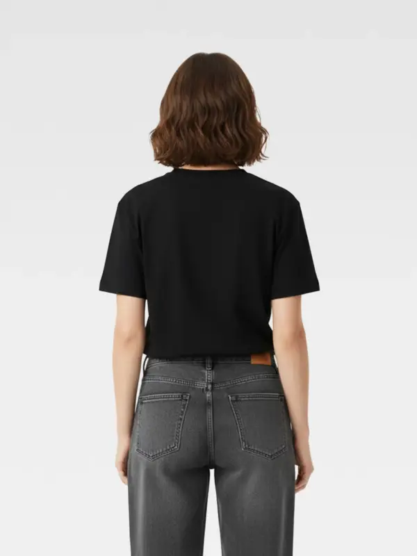 T-Shirt Monocolore nera