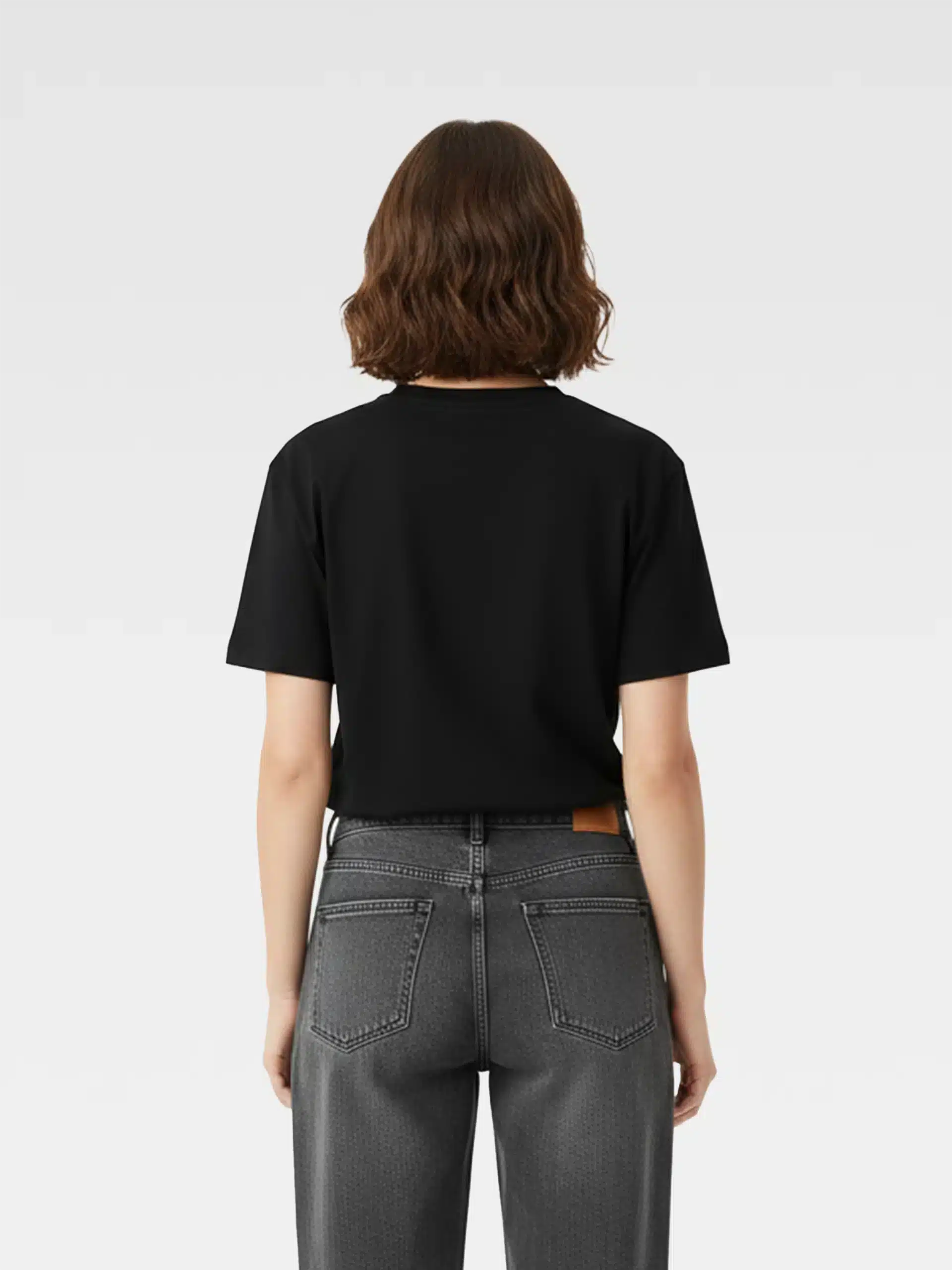 T-Shirt Monocolore nera