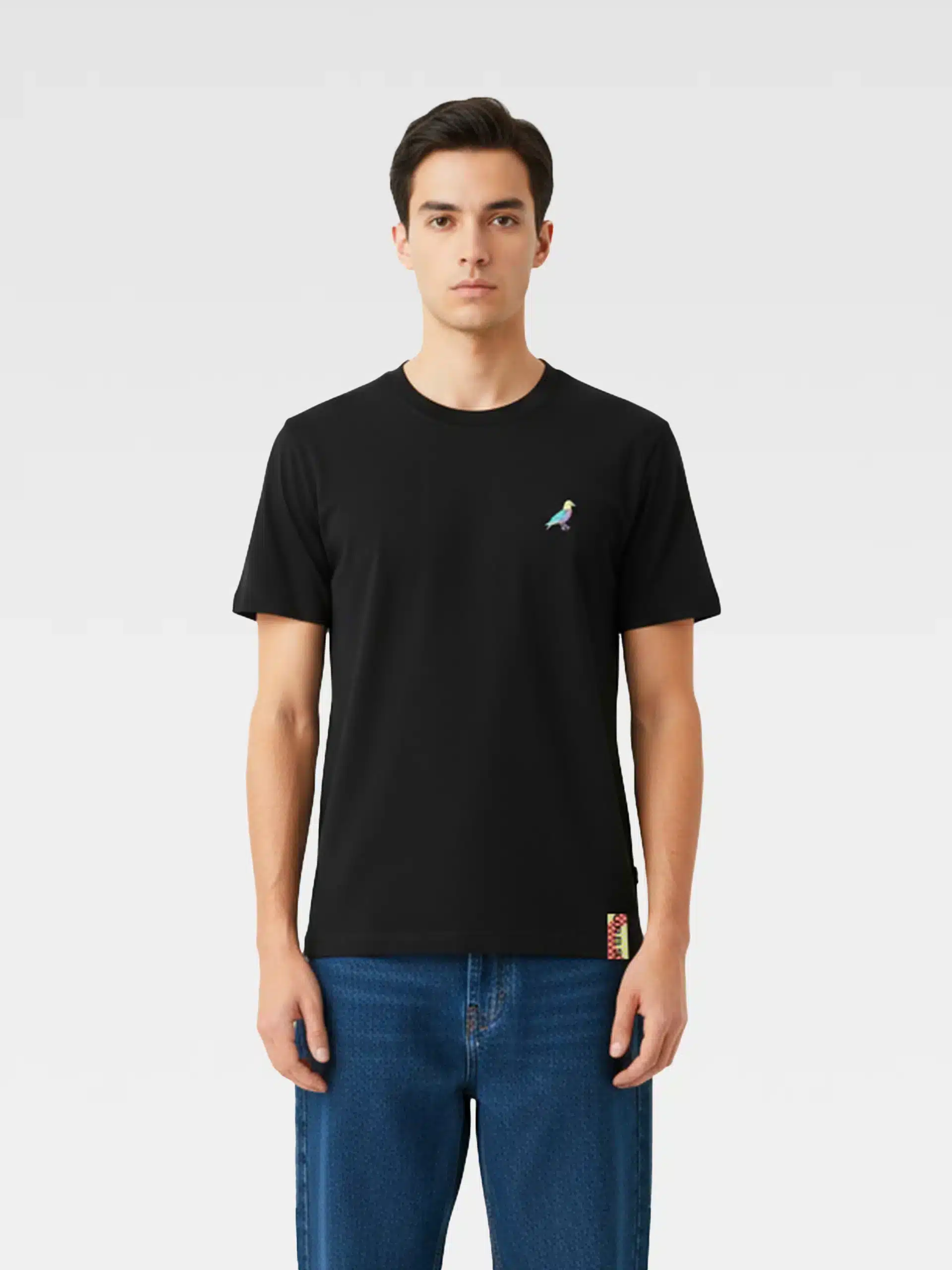 T-Shirt Piccione nera