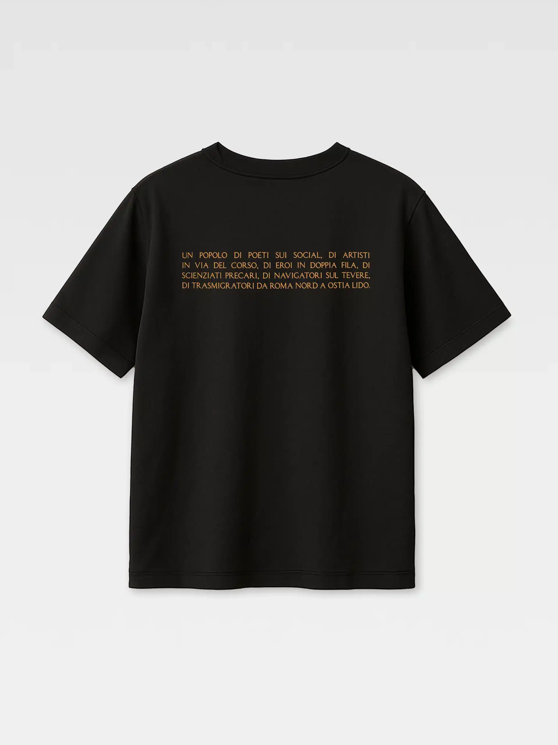 T-Shirt Scritta nera