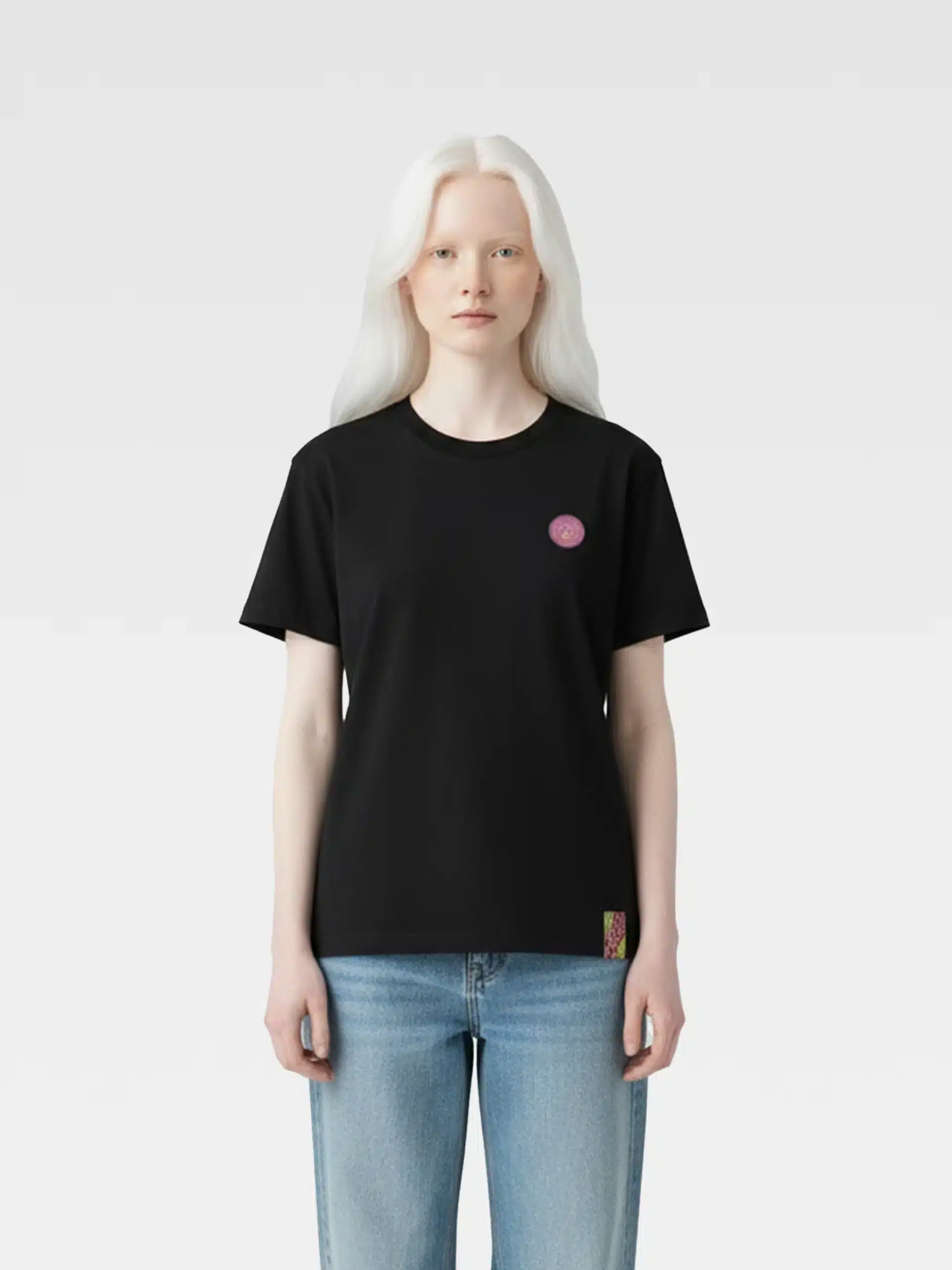 T-Shirt Spilla Bocca della Verità nera