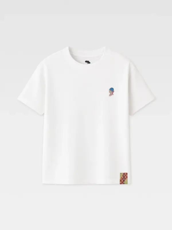 T-Shirt Spilla Gladiatrice bianca