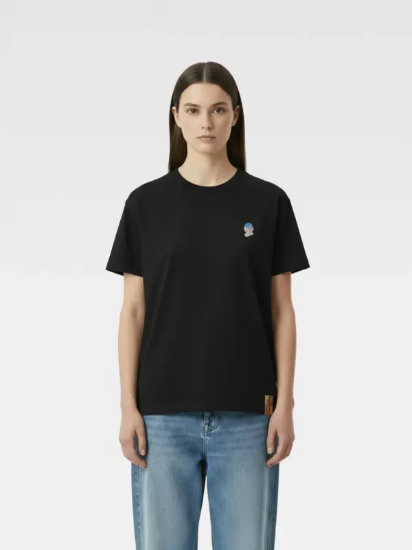 T-Shirt Spilla Gladiatrice nera
