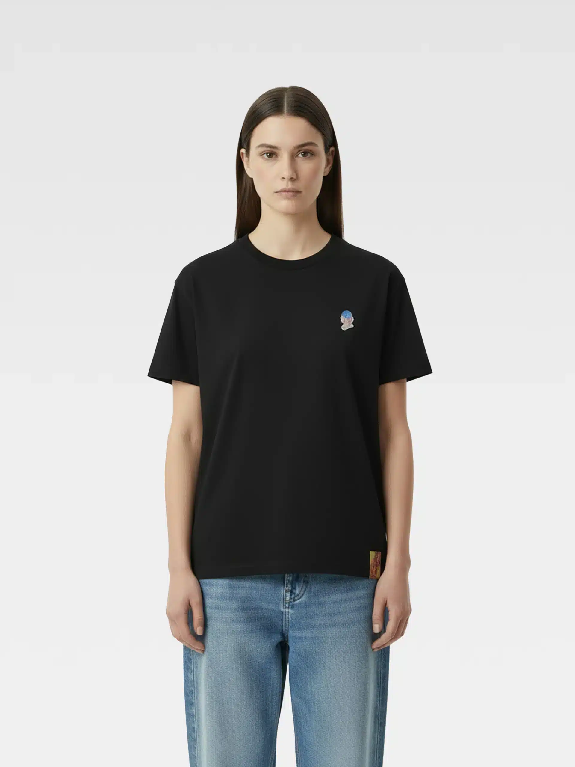 T-Shirt Spilla Gladiatrice nera
