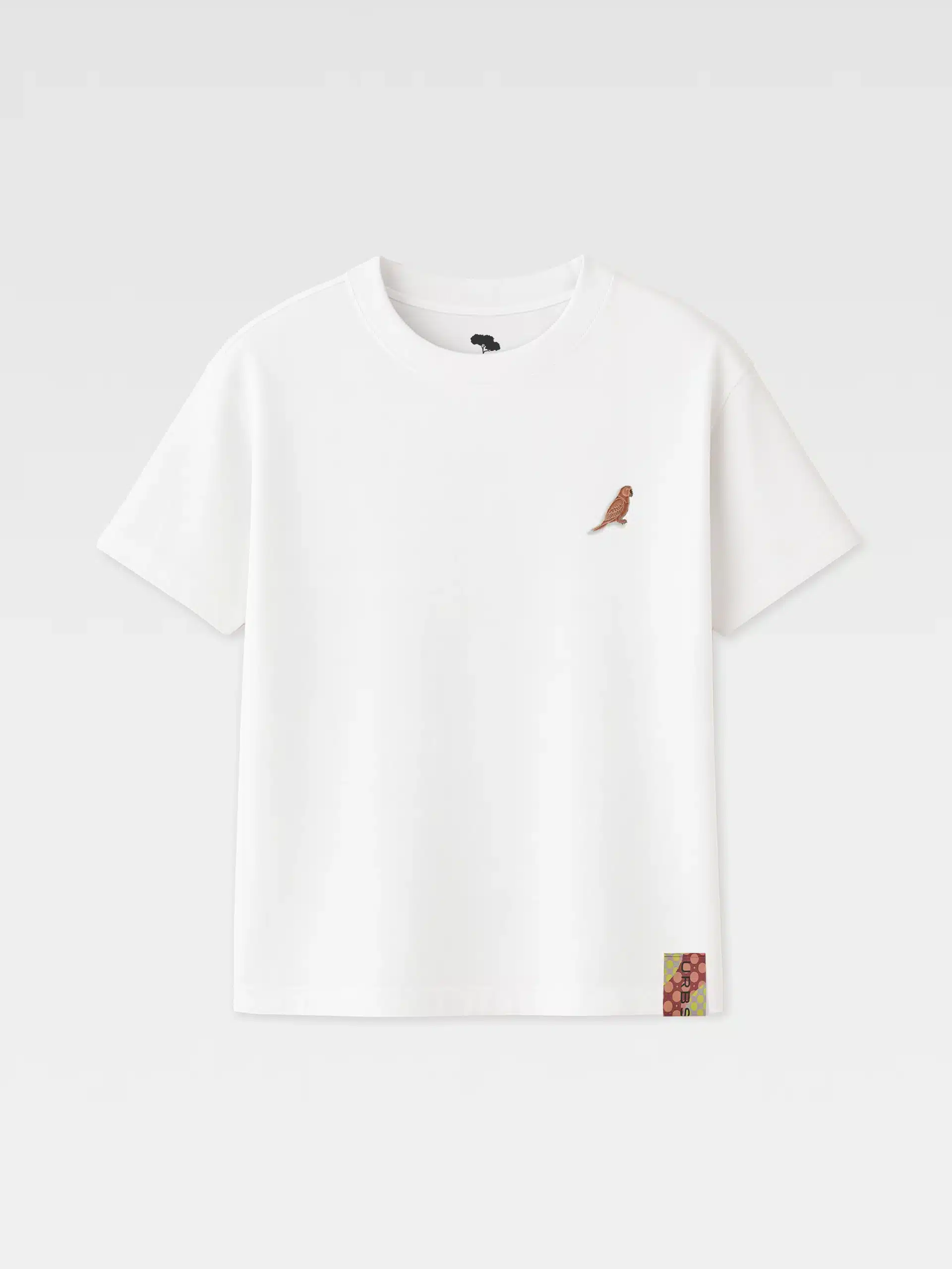 T-Shirt Spilla Parrocchetto bianca