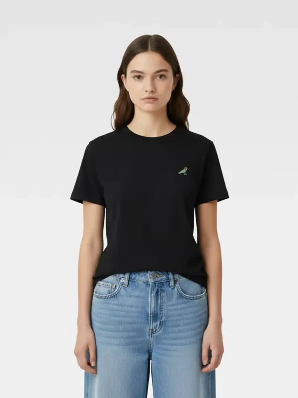 T-Shirt Spilla Piccione nera