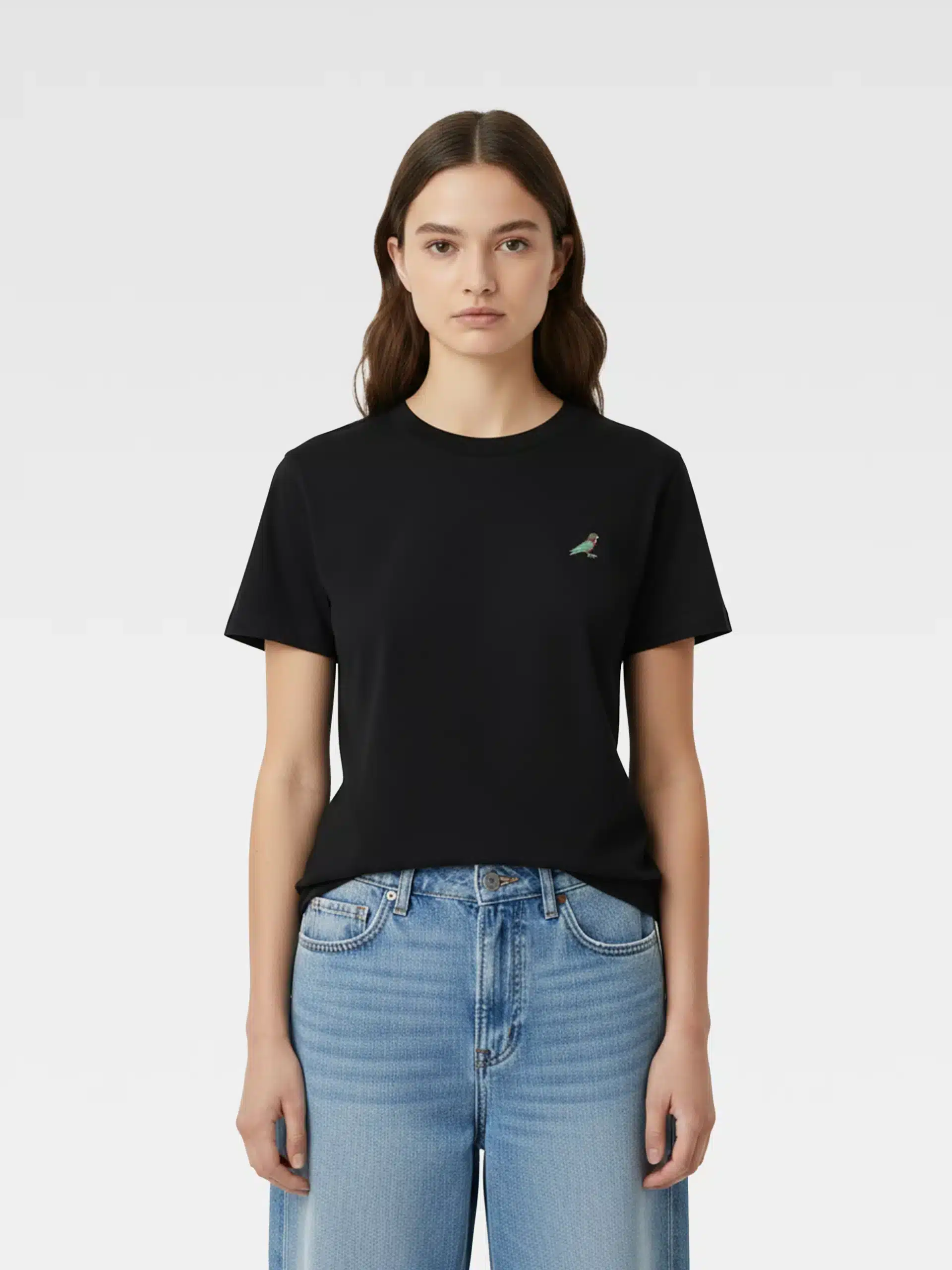 T-Shirt Spilla Piccione nera