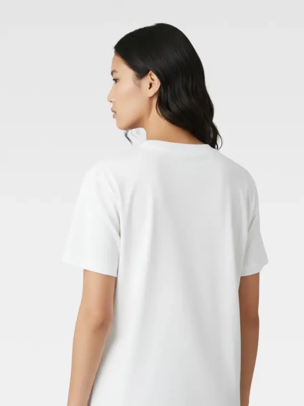 T-Shirt Spilla Testa Romana bianca