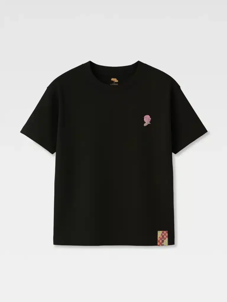 T-Shirt Spilla Testa Romana nera