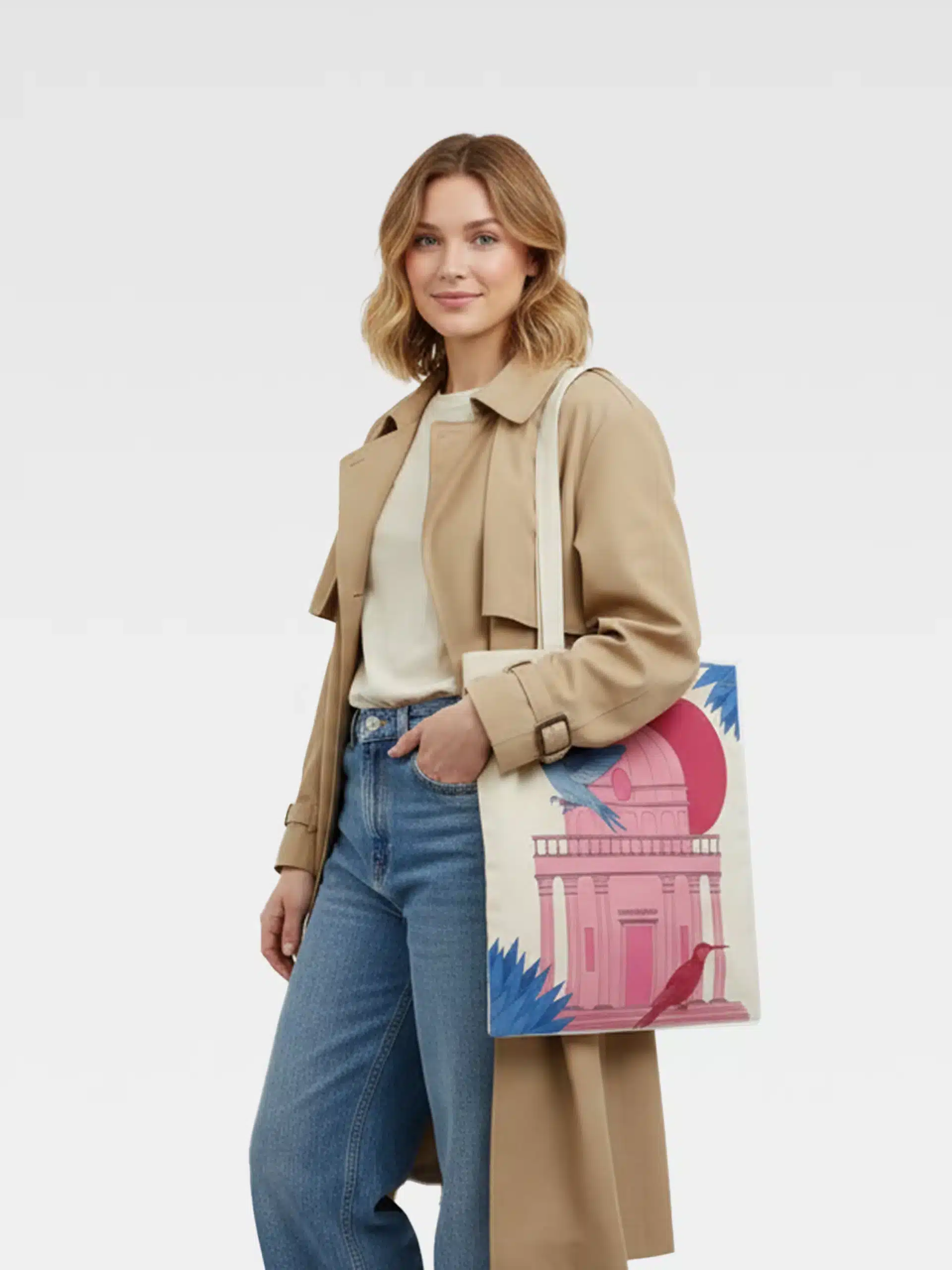 Tote bag Tempietto in Cotone