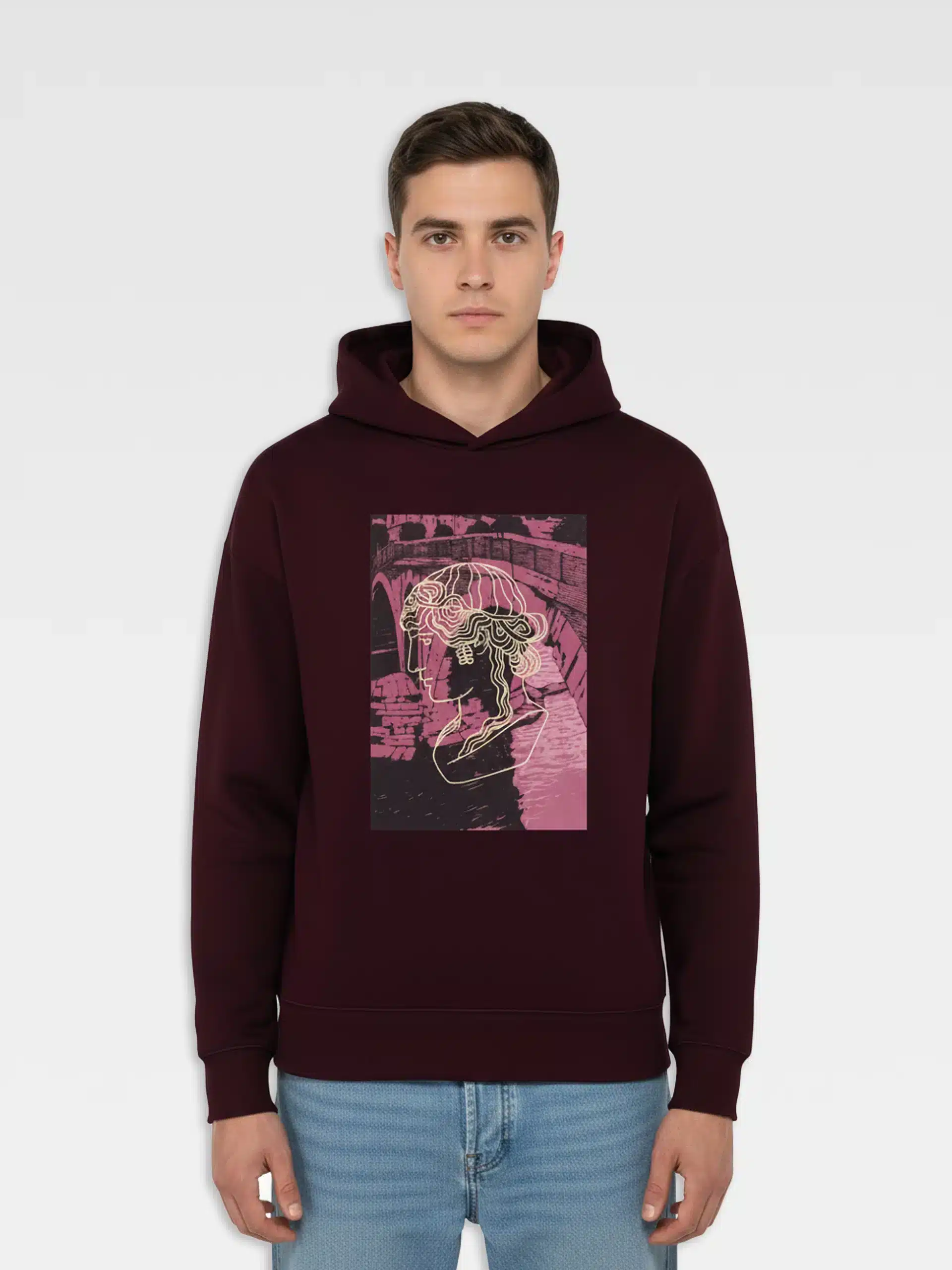 Felpa Ponte burgundy
