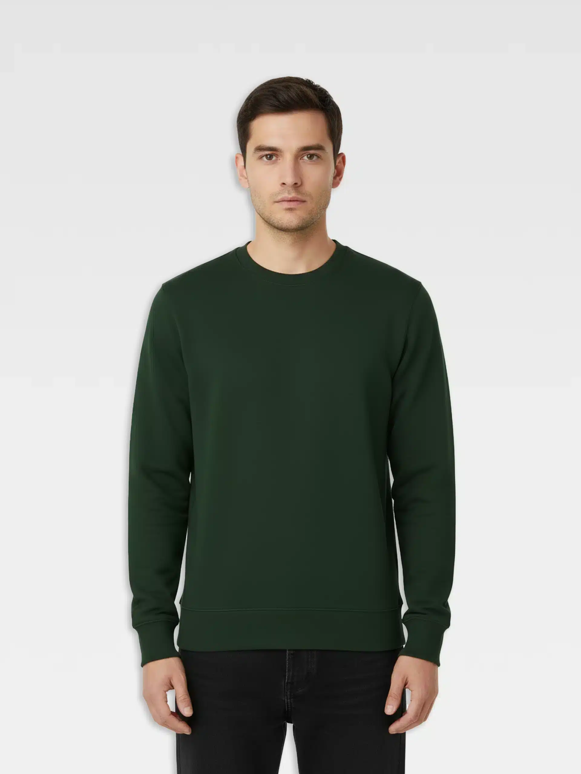 Felpa Scritta Verde