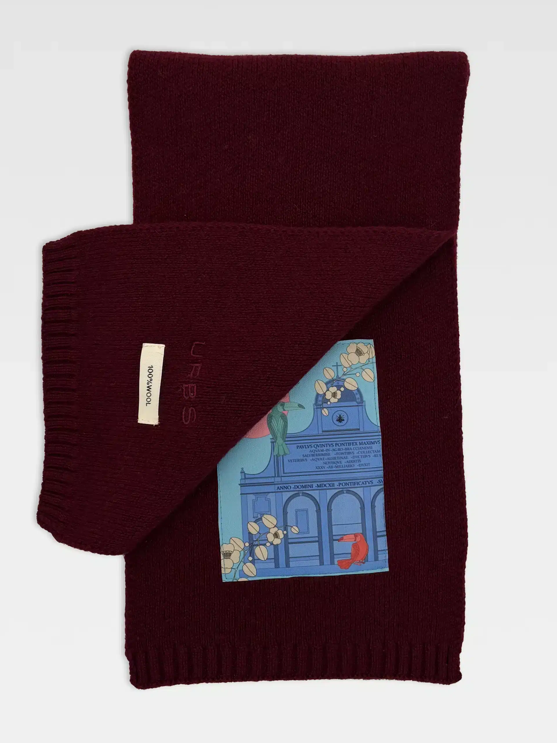 Sciarpa burgundy Fontanone