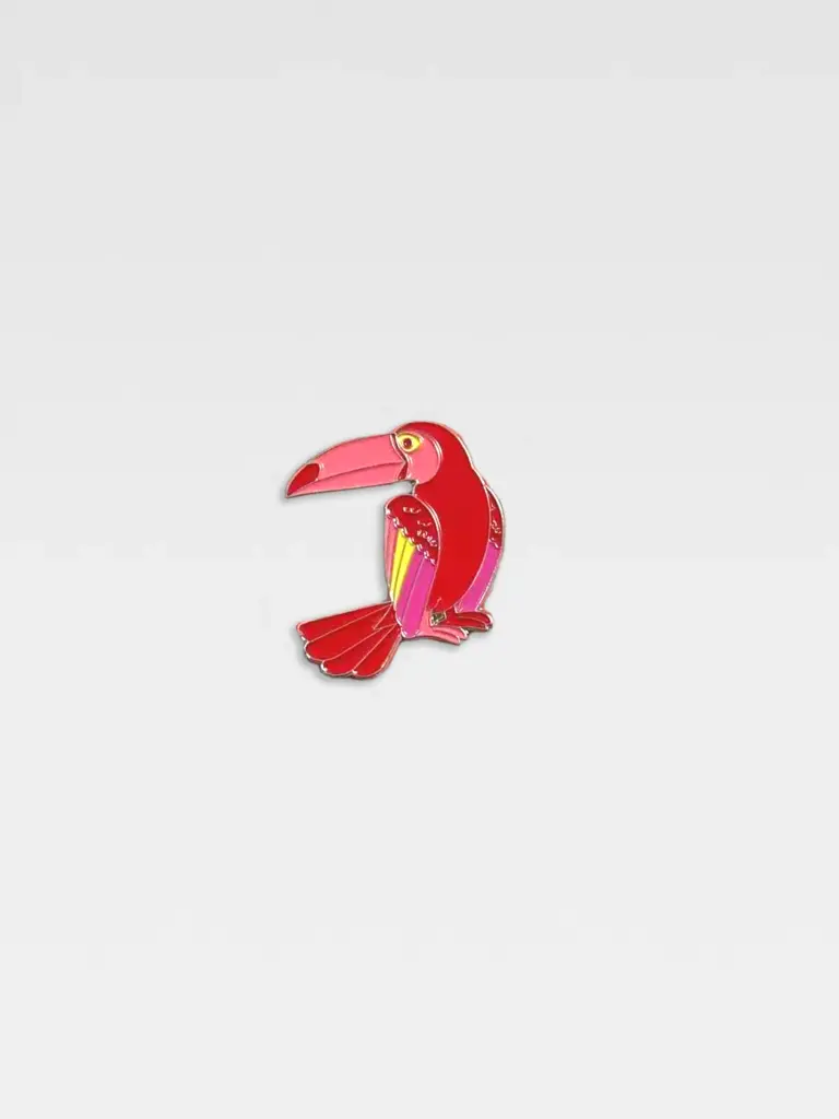 Spilla Tucano Rosso