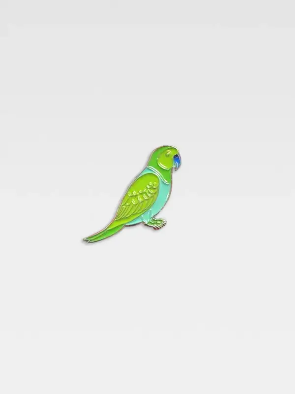 Spilla Parrocchetto Verde