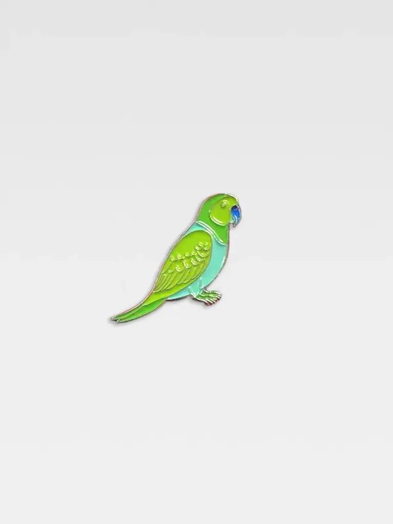 Spilla Parrocchetto Verde