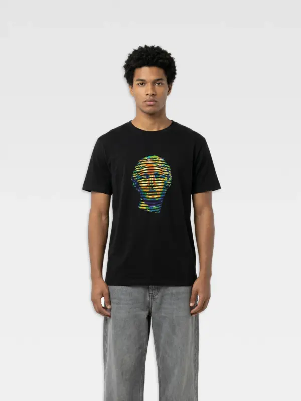 T-Shirt Testa Donna Nera