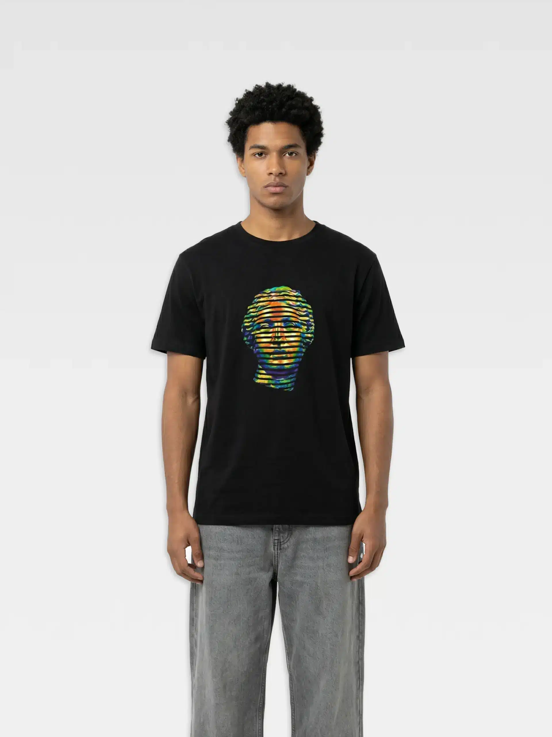 T-Shirt Testa Donna Nera