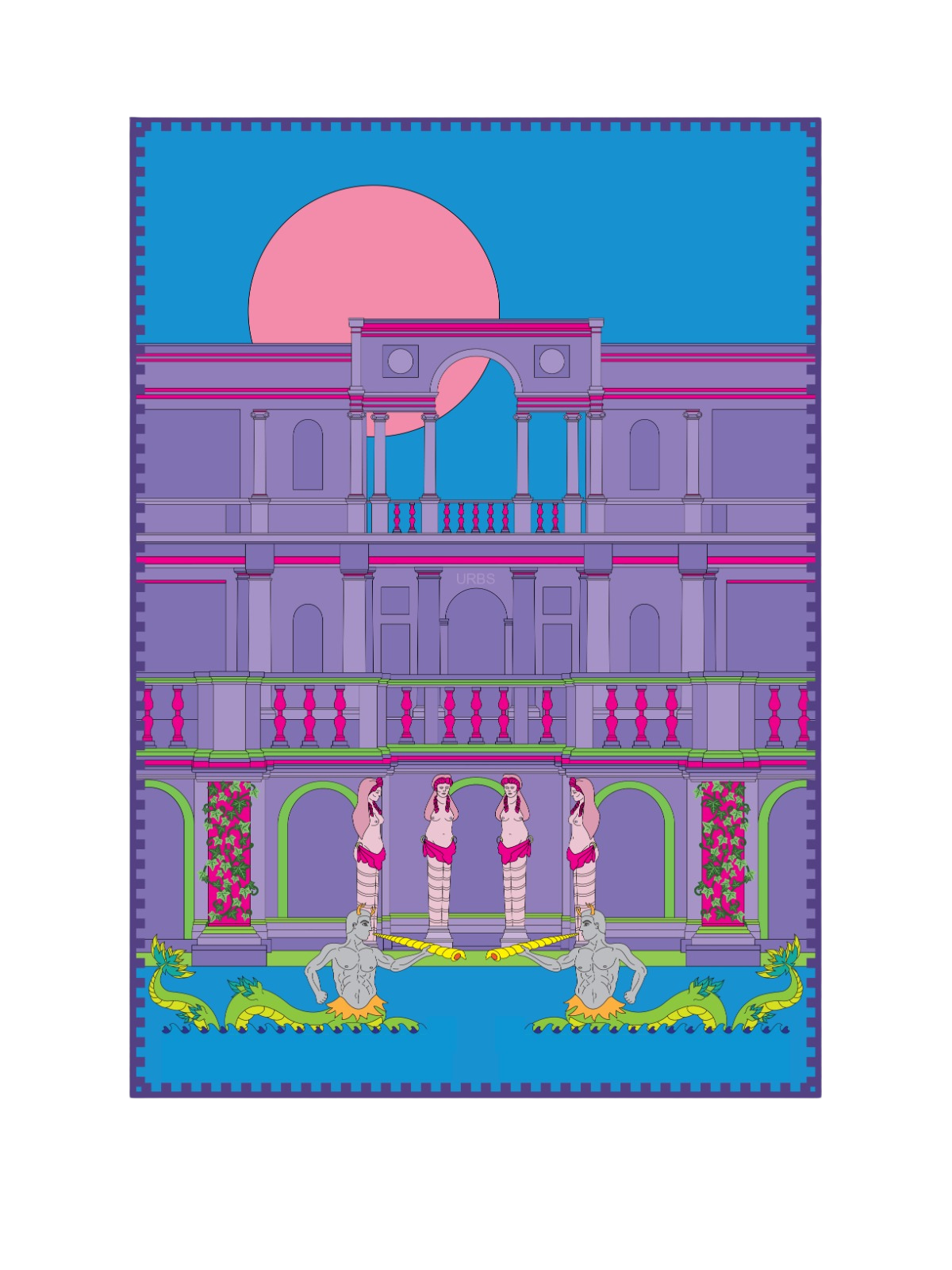 Cartolina Villa Giulia