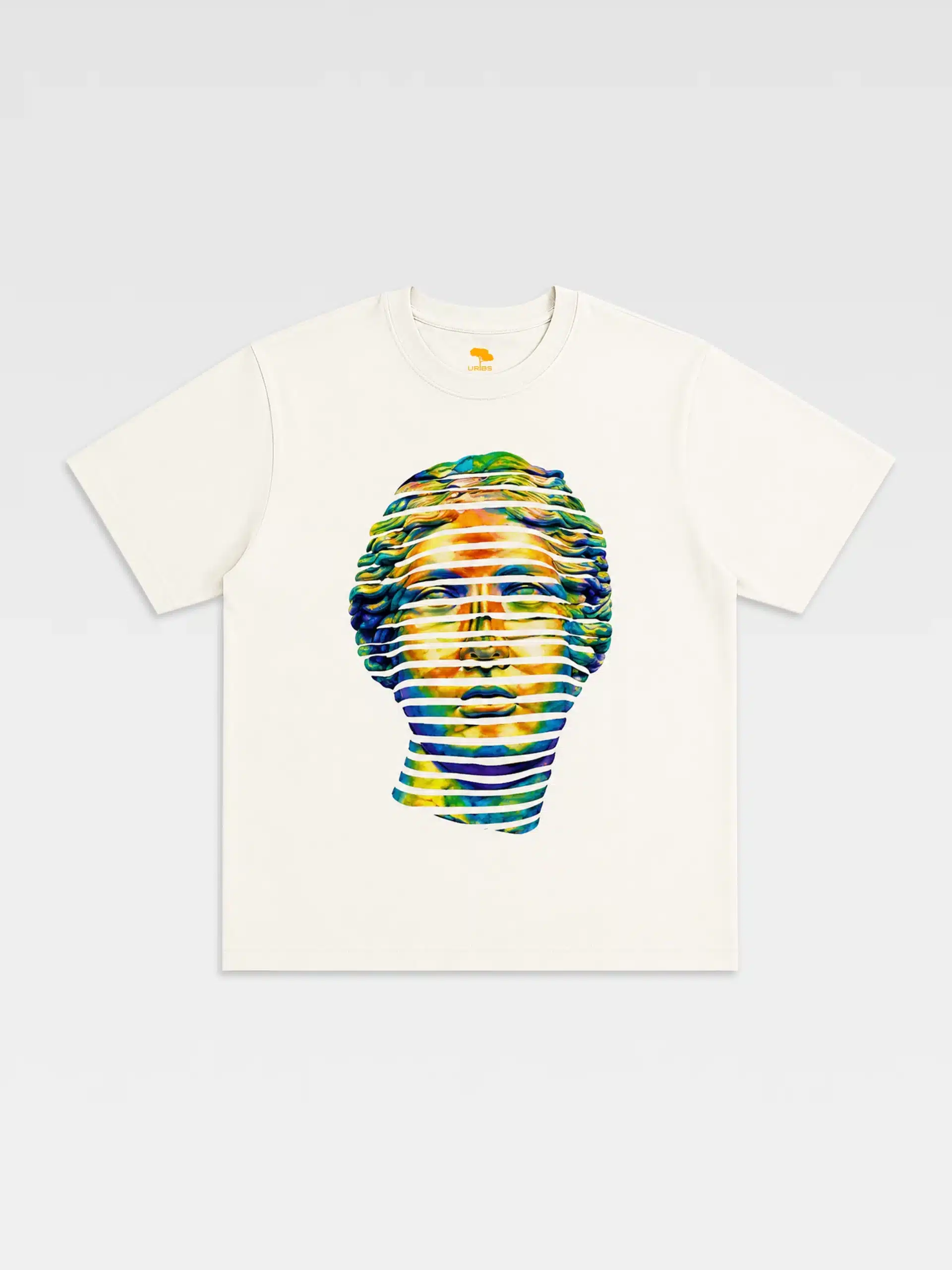 T-Shirt Testa Donna Bianca