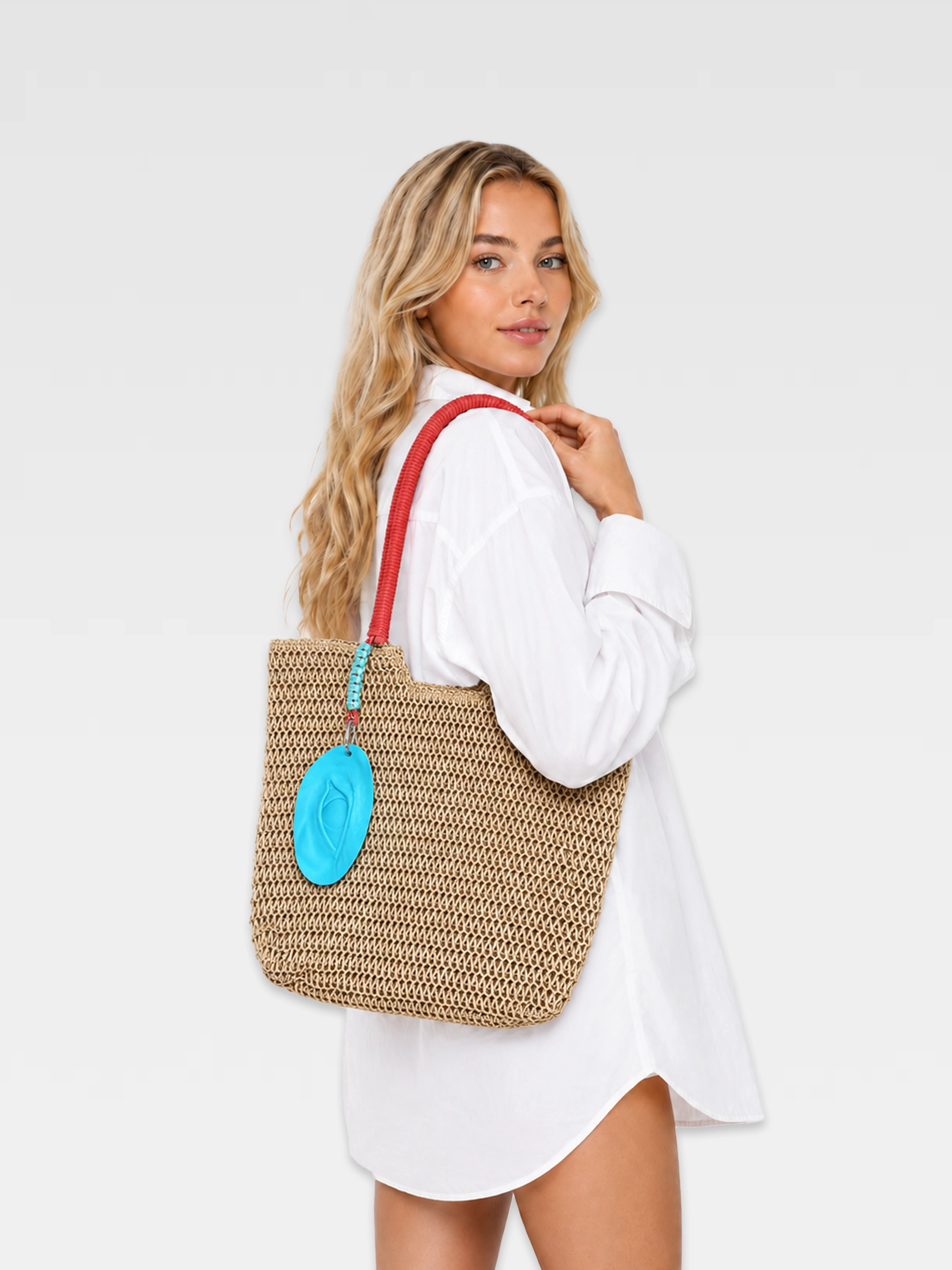 Borsa Paglia Occhio