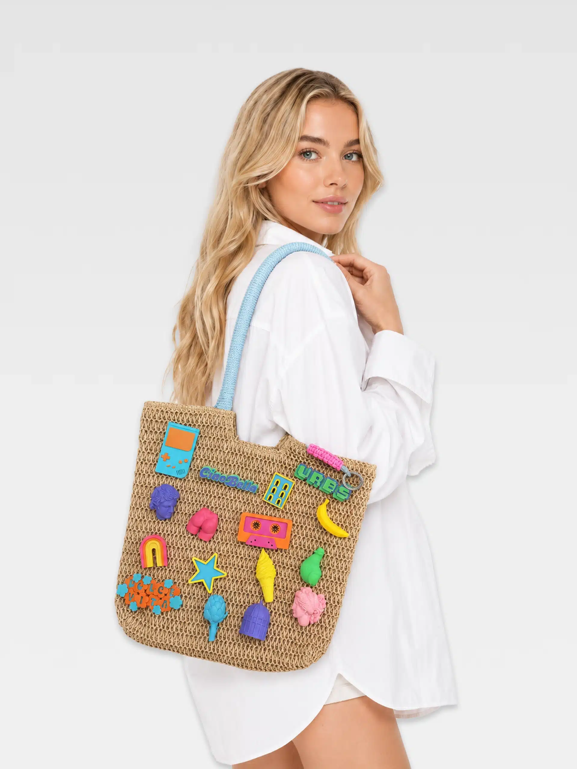 Borsa Paglia Ciao Bella