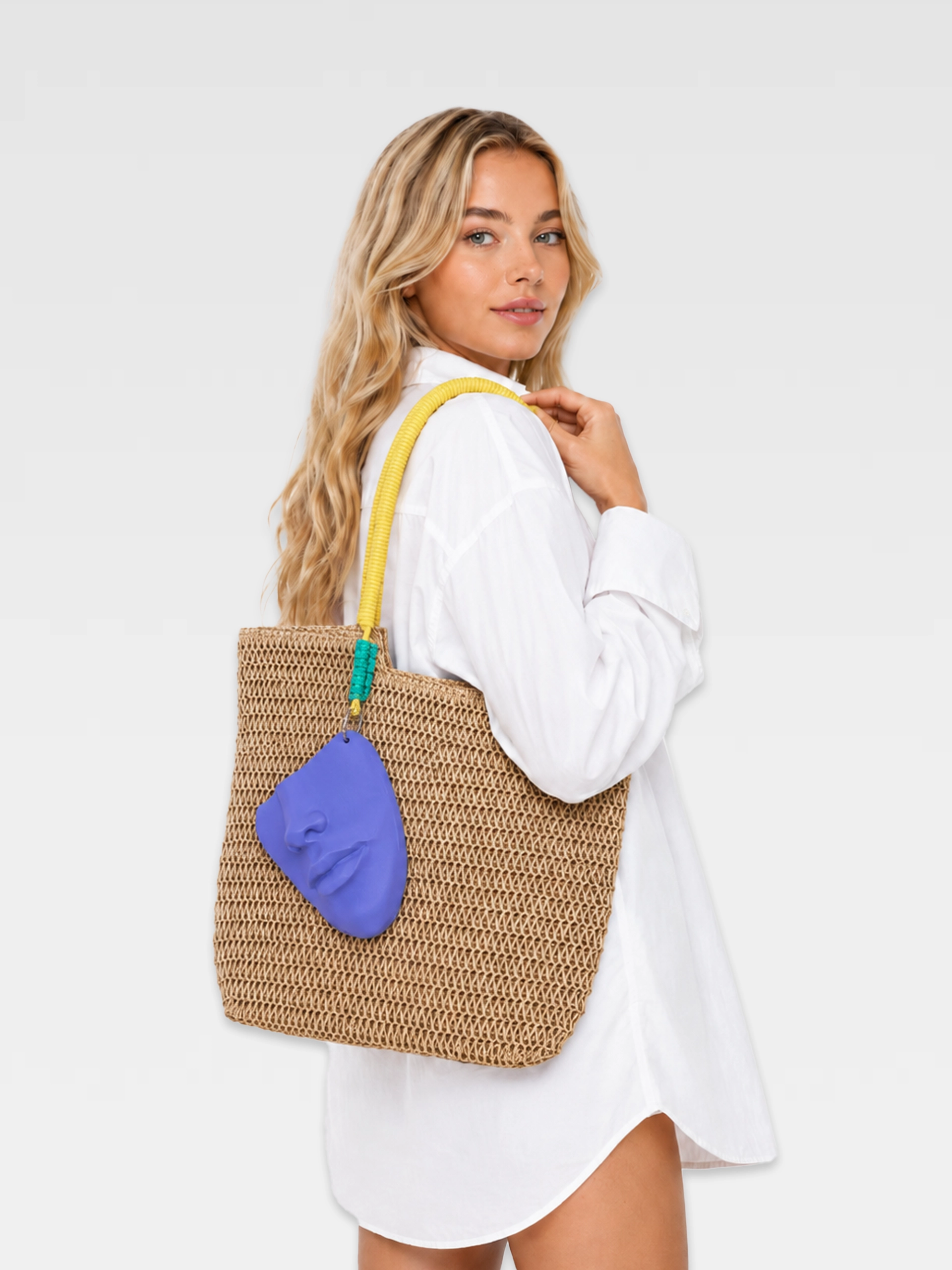 Borsa Paglia Viso