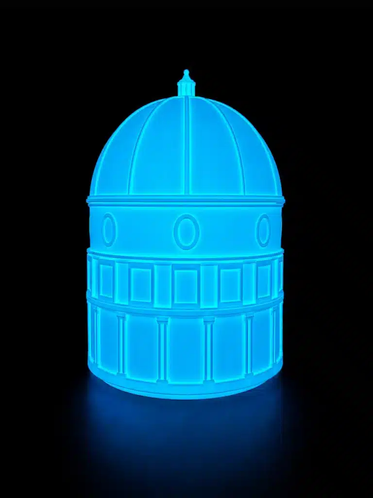 Cupola Medium Fluo Azzurra