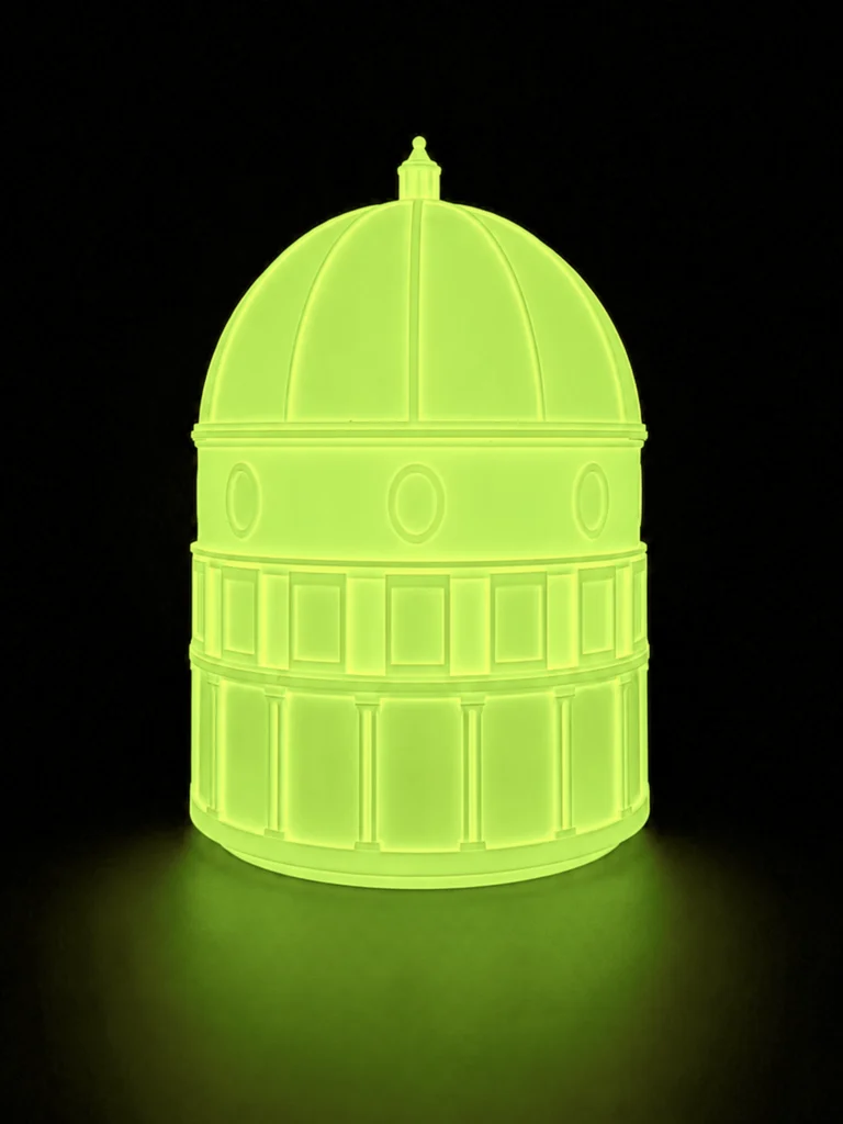 Cupola Medium Fluo Gialla