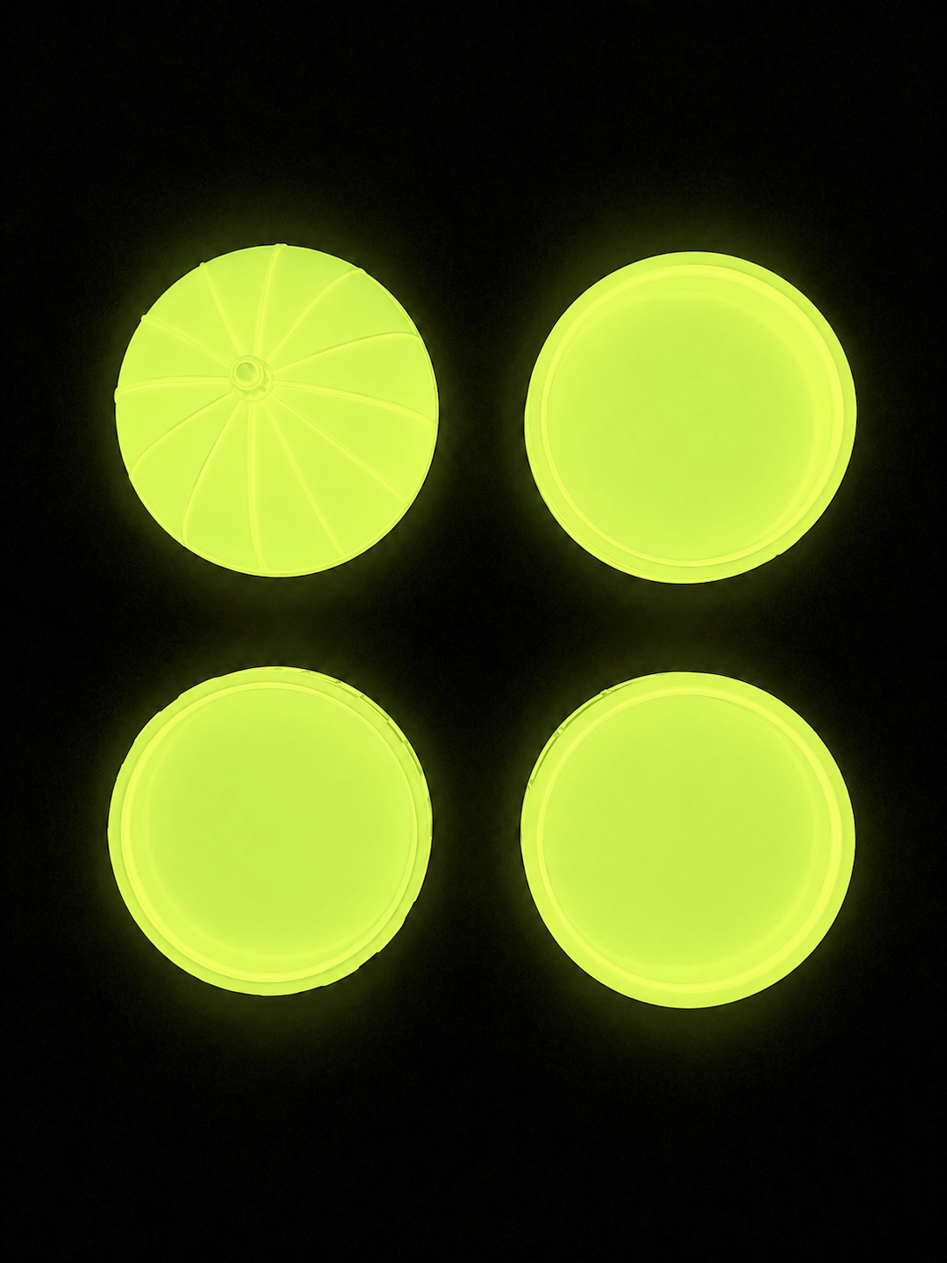 Cupola Medium Fluo Gialla