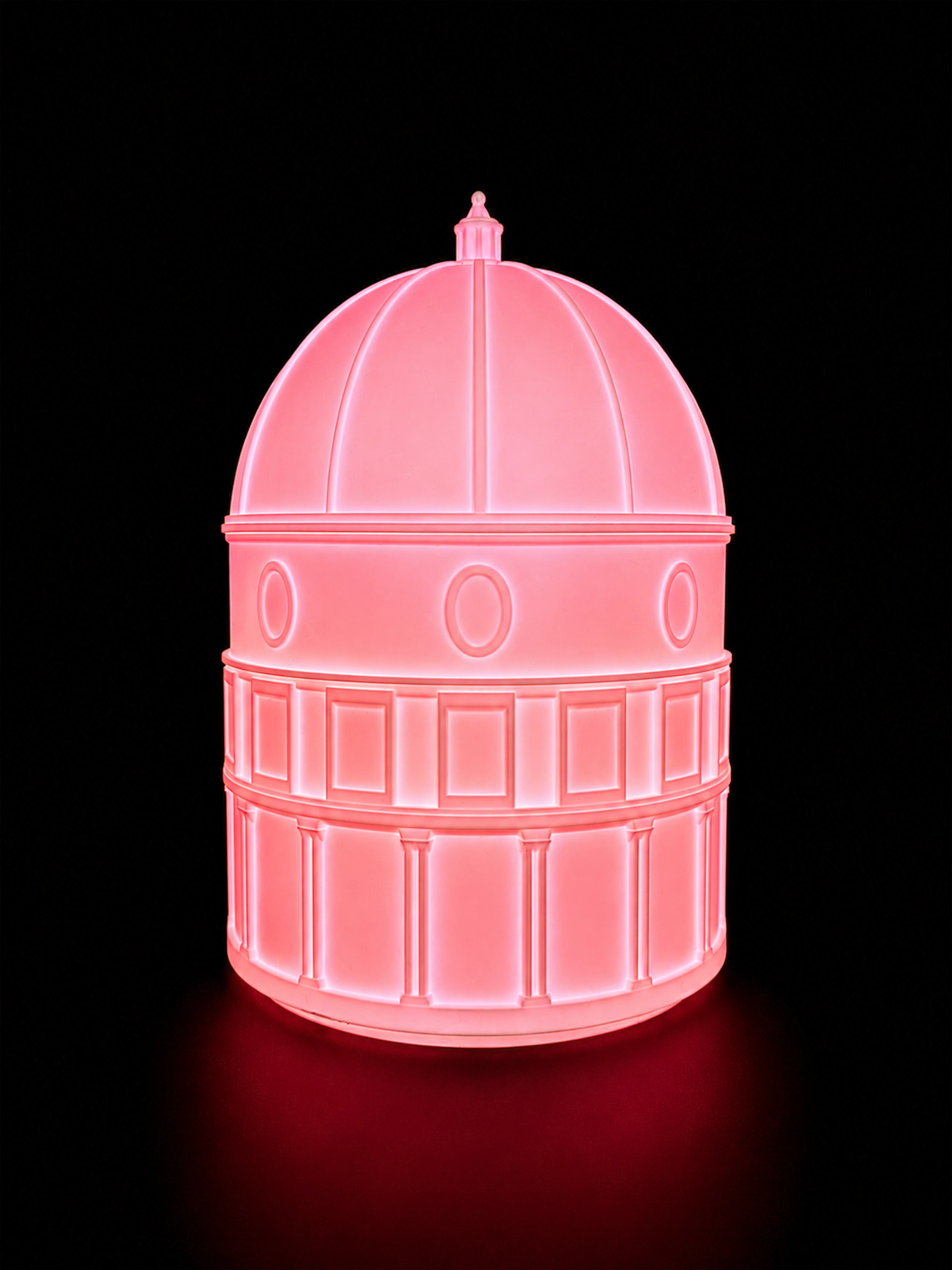 Cupola Medium Fluo Rosa