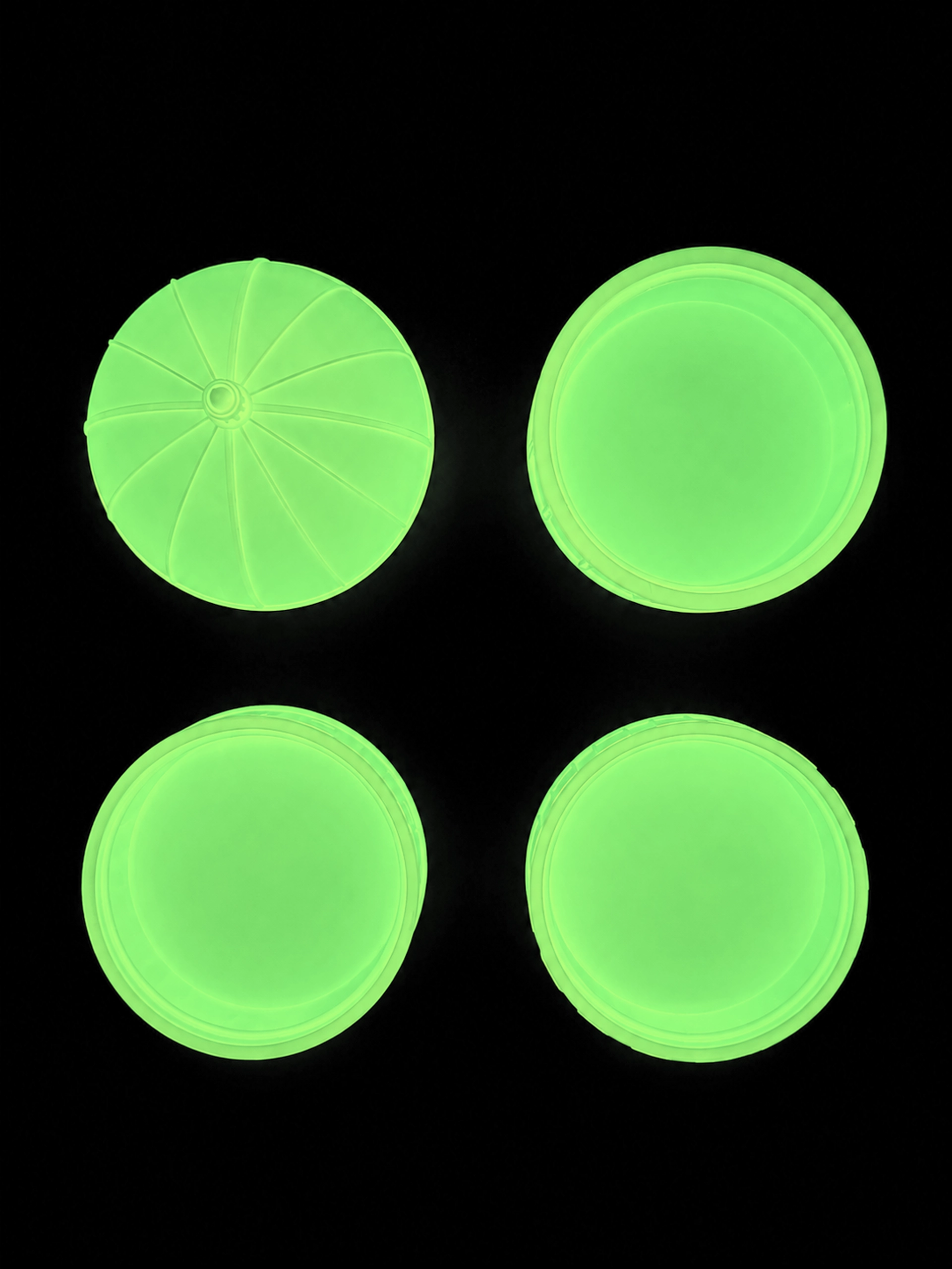Cupola Medium Fluo Verde