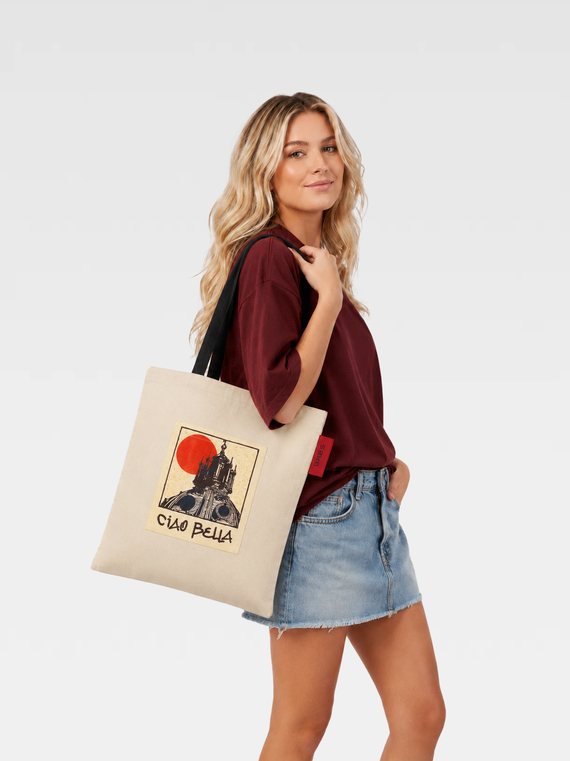 Shopper Ciao Bella in Cotone