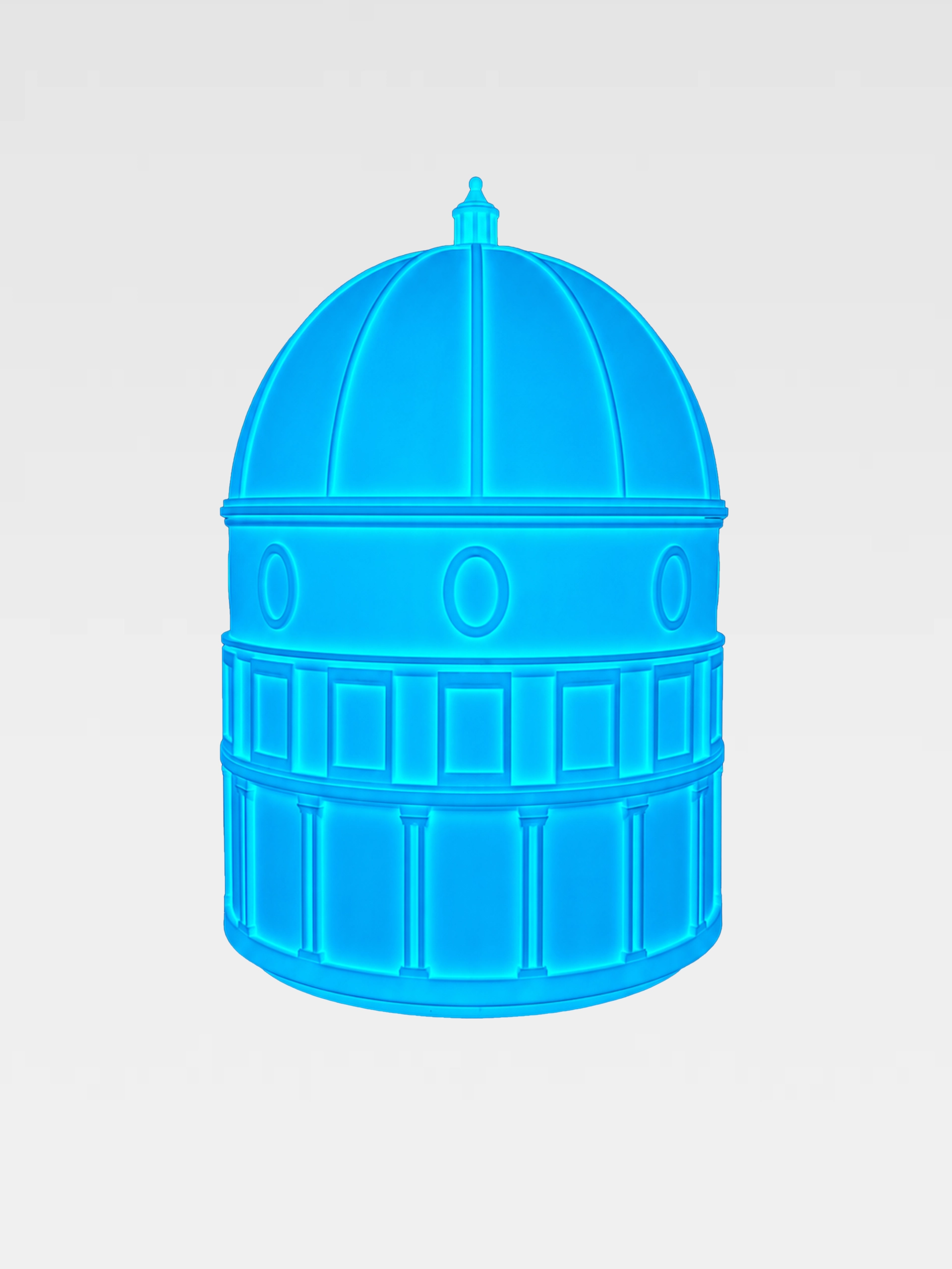 Cupola Medium Fluo Azzurra