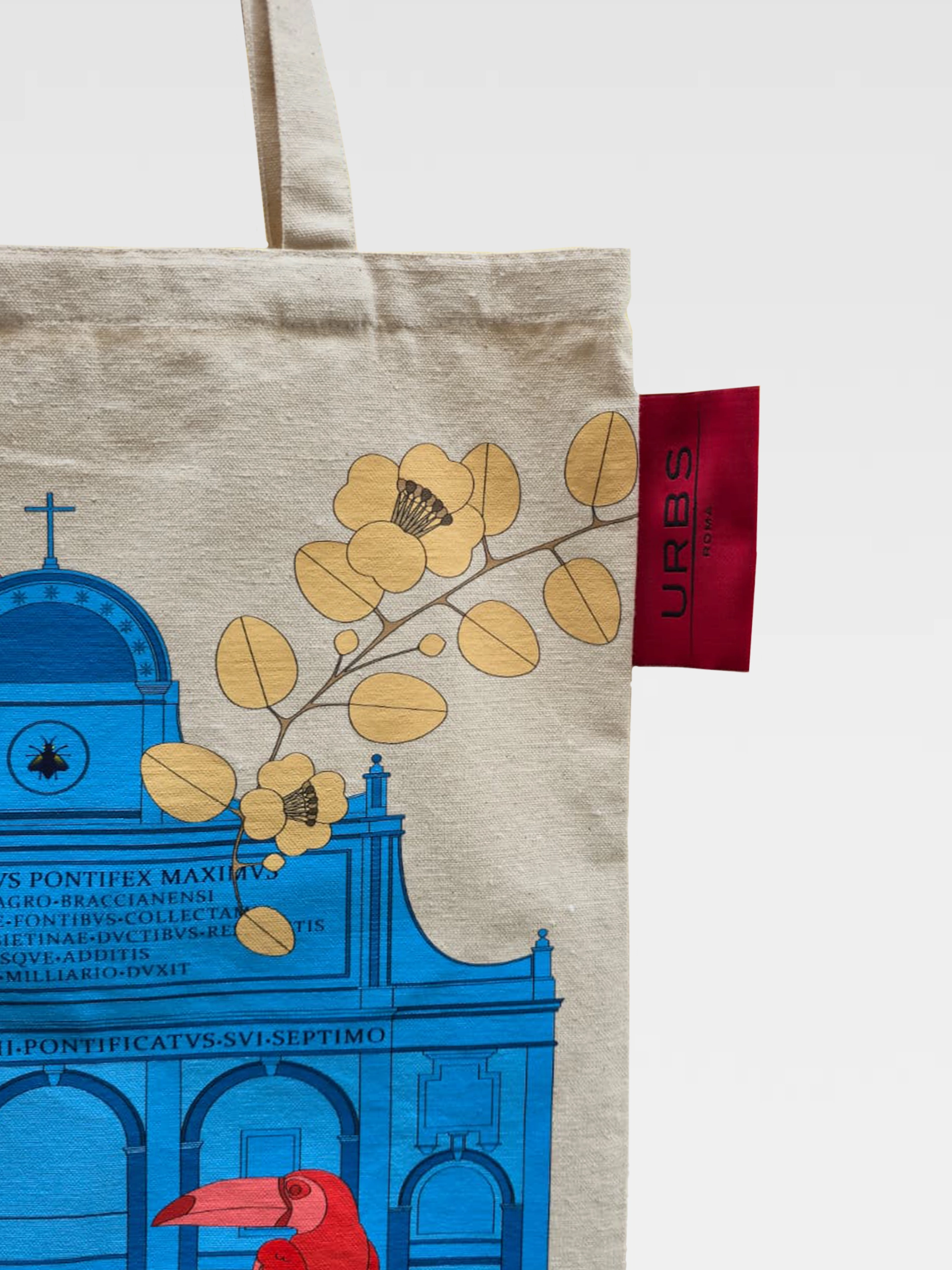 Borsa Shopper Fontanone in Tessuto